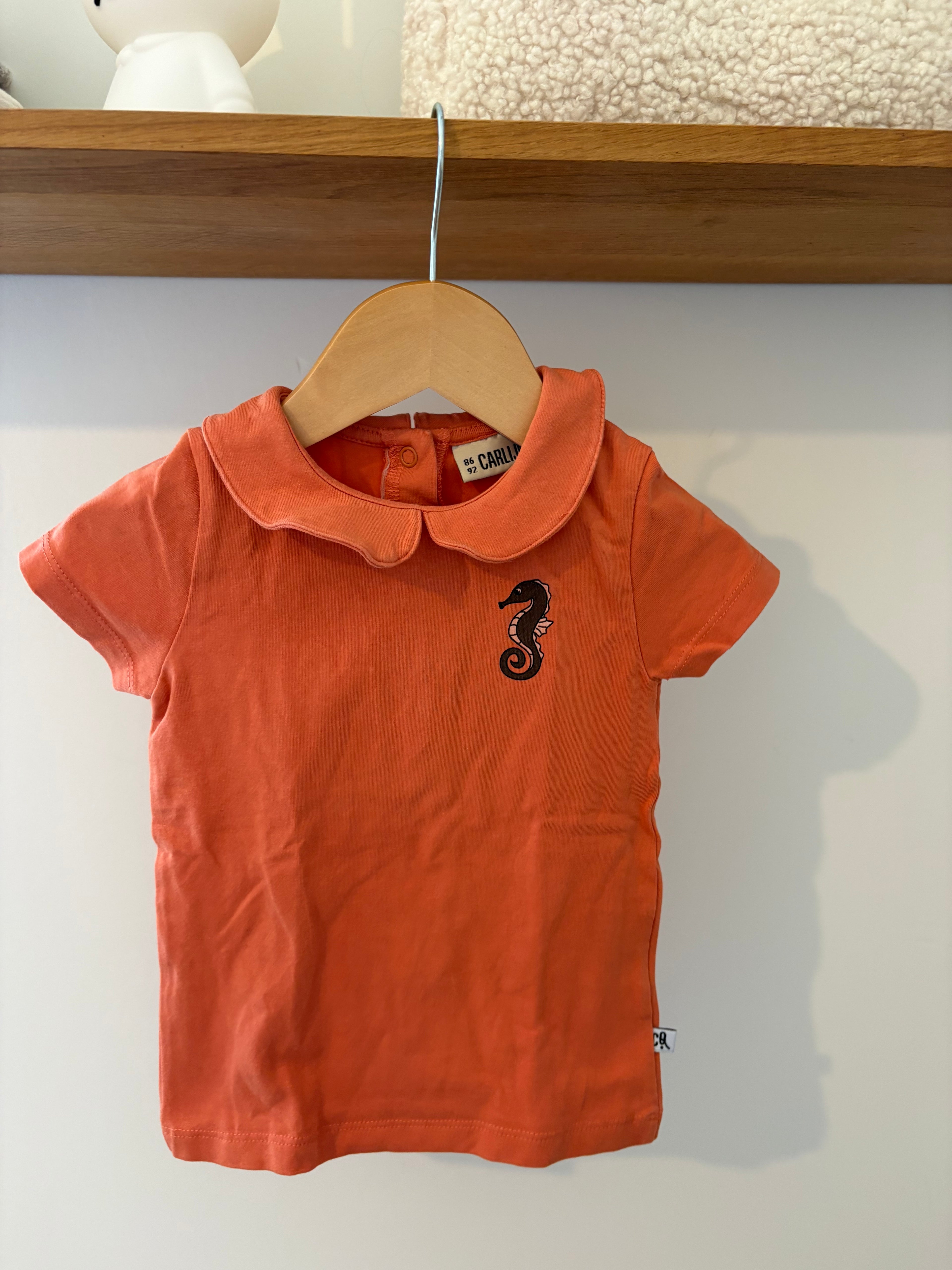 CarlijnQ - tshirt zeepaard - 86/92