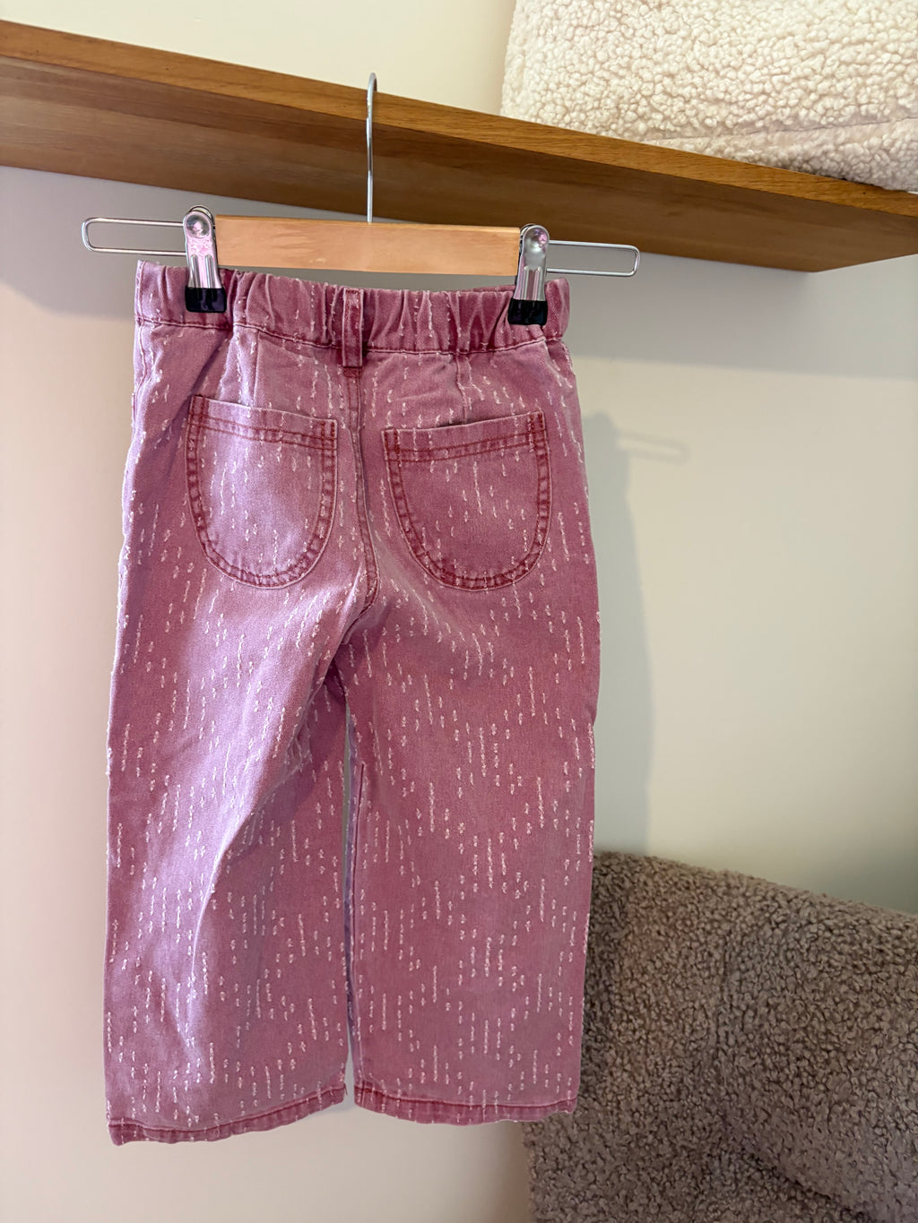 Zara - roze jeans - 5Y