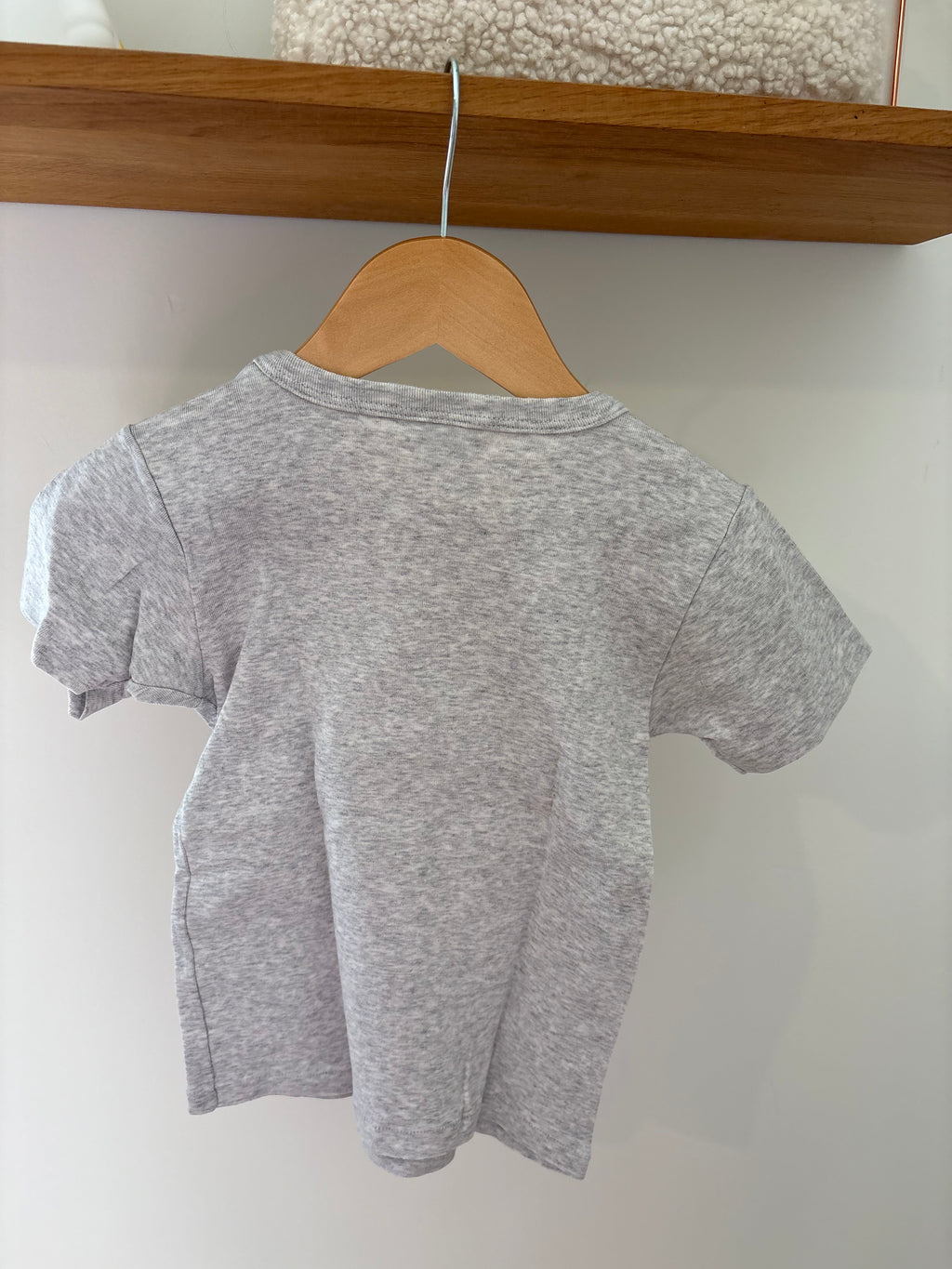 Petit Bateau - tshirt grijs - 116