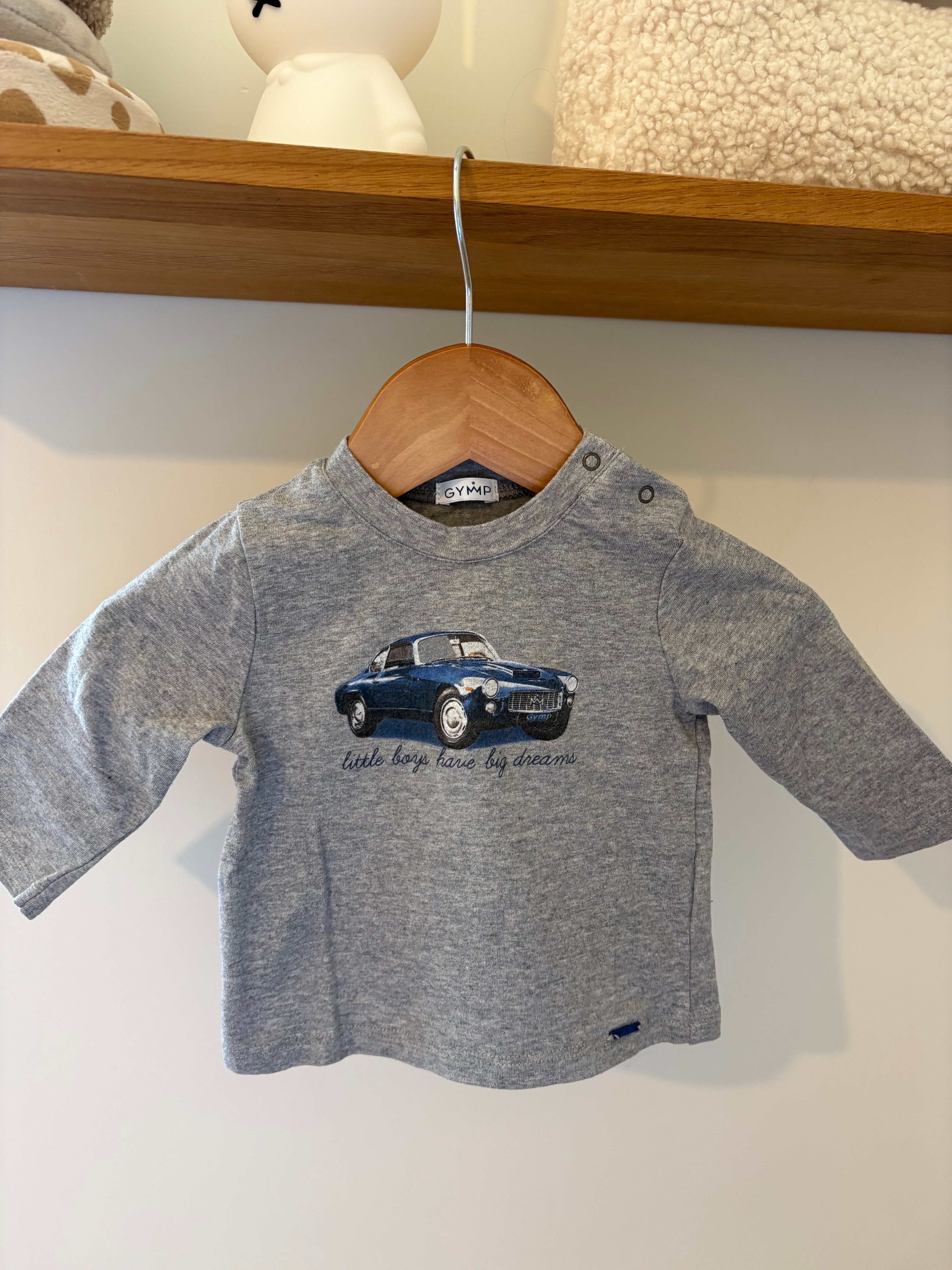 Gymp - tshirt lange mouwen auto - 62