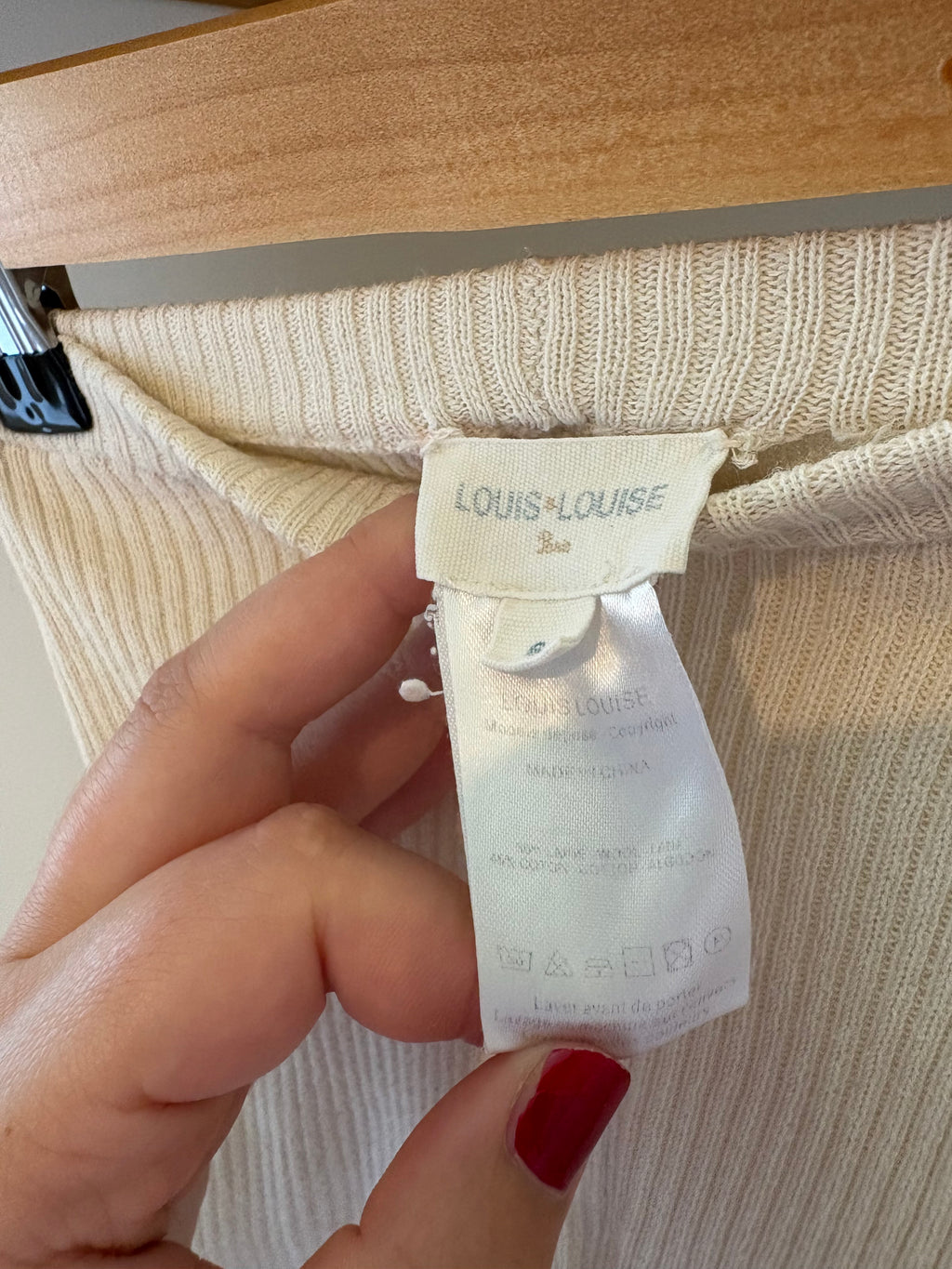 Louis Louise - wit broekje - 6 M