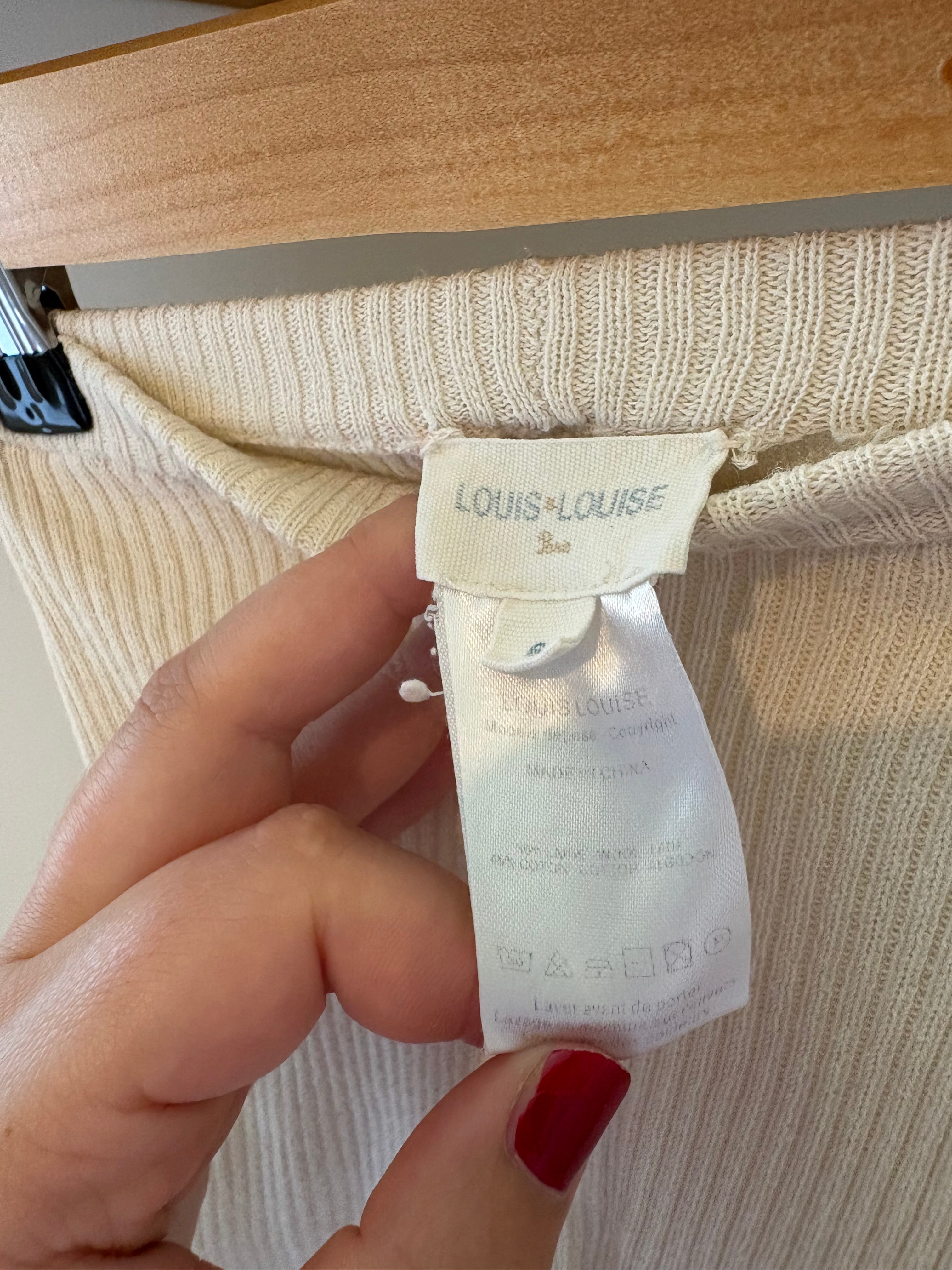 Louis Louise - wit broekje - 6 M