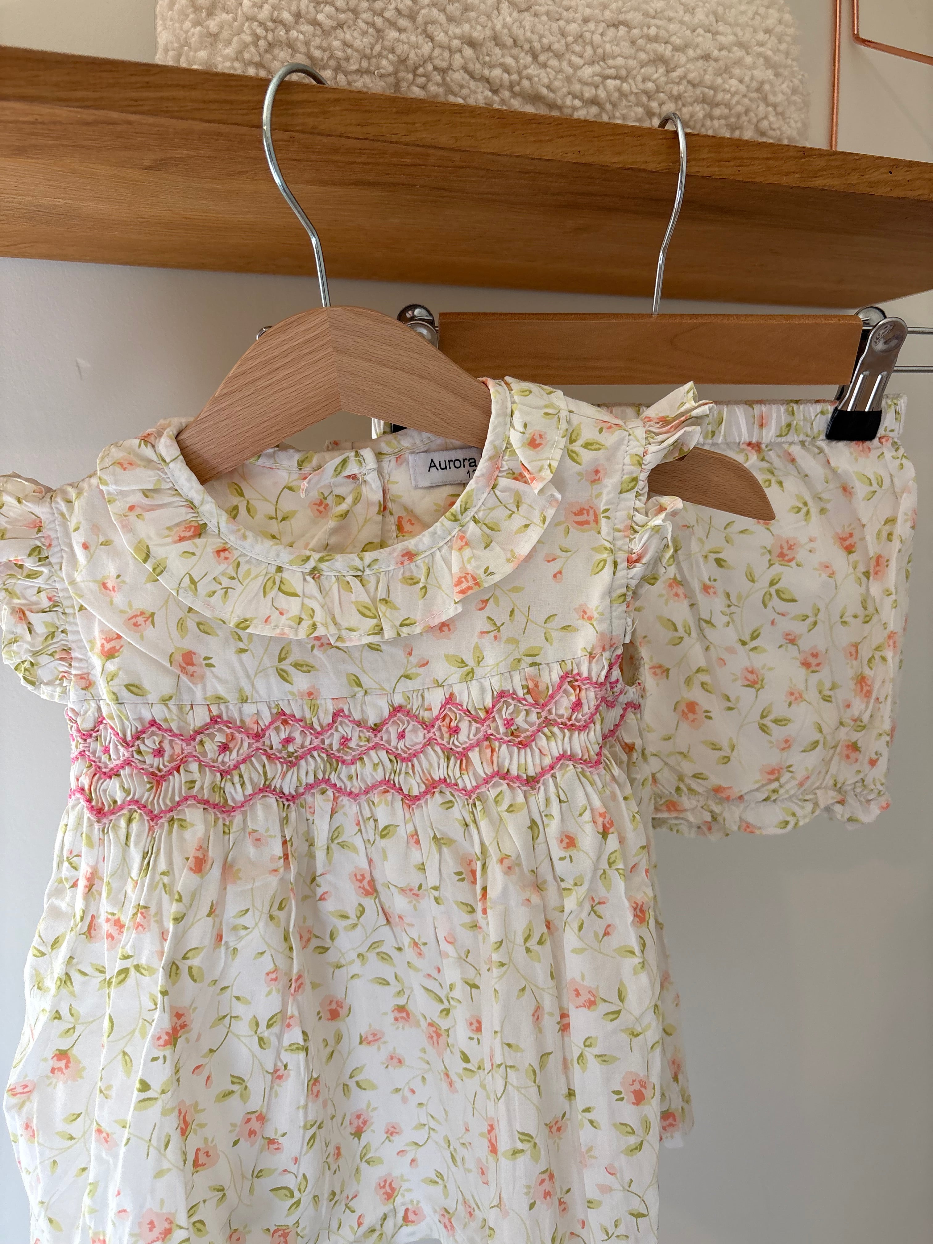 Aurora Royal - setje met bloomer - 12M