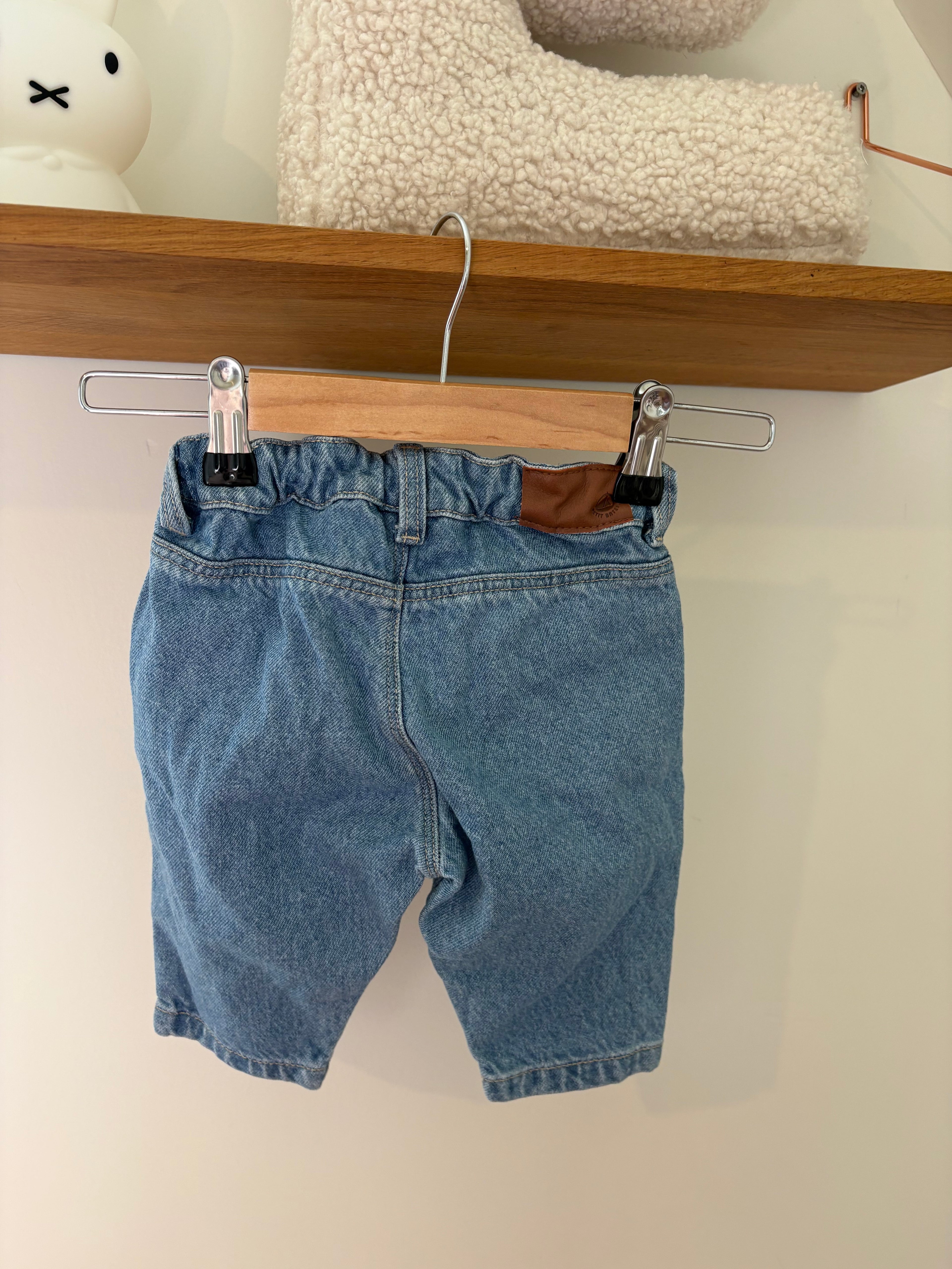 Petit Bateau - jeansbroekje - 6M