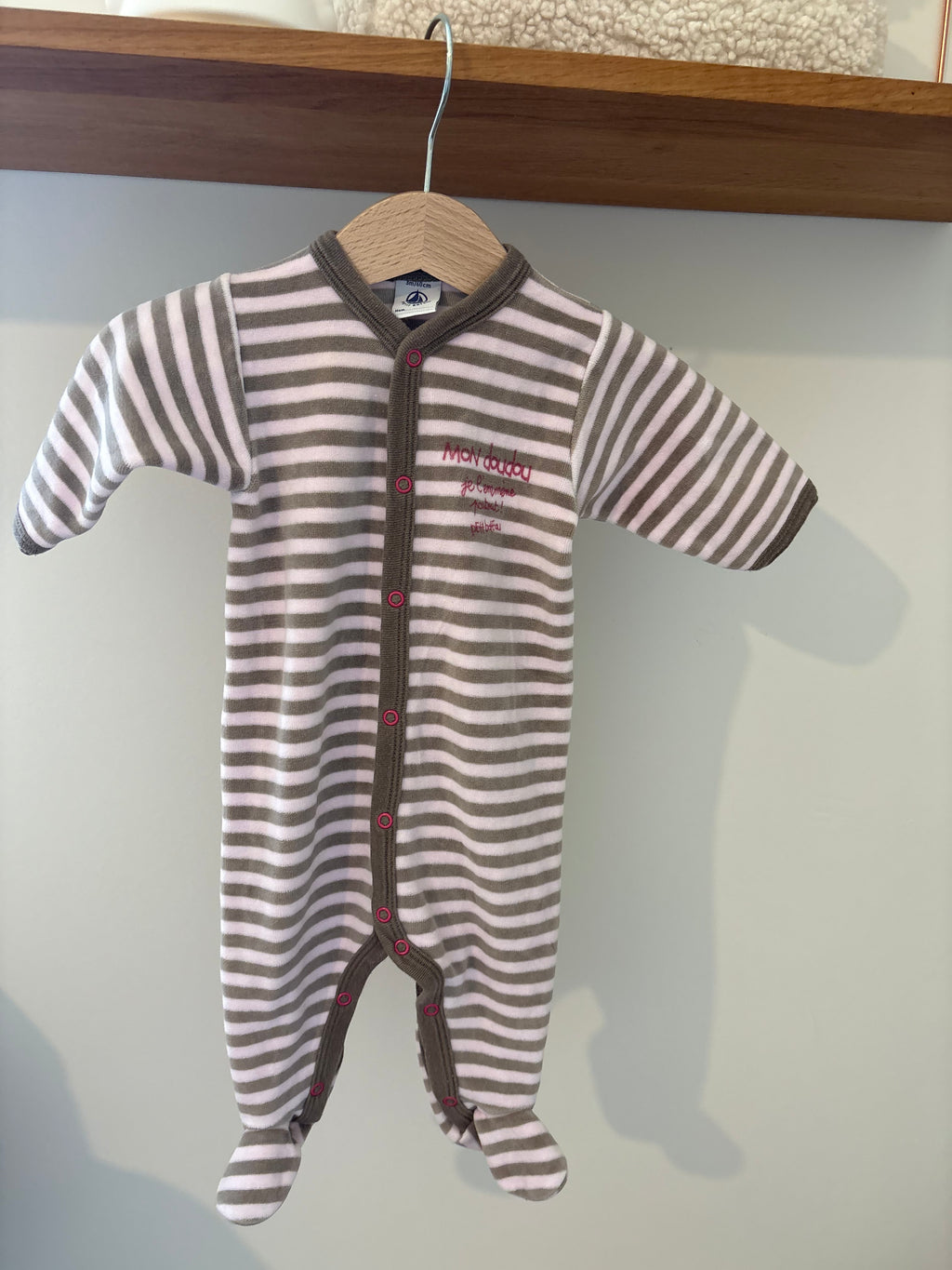 Petit Bateau - flanellen pyjama - 3M