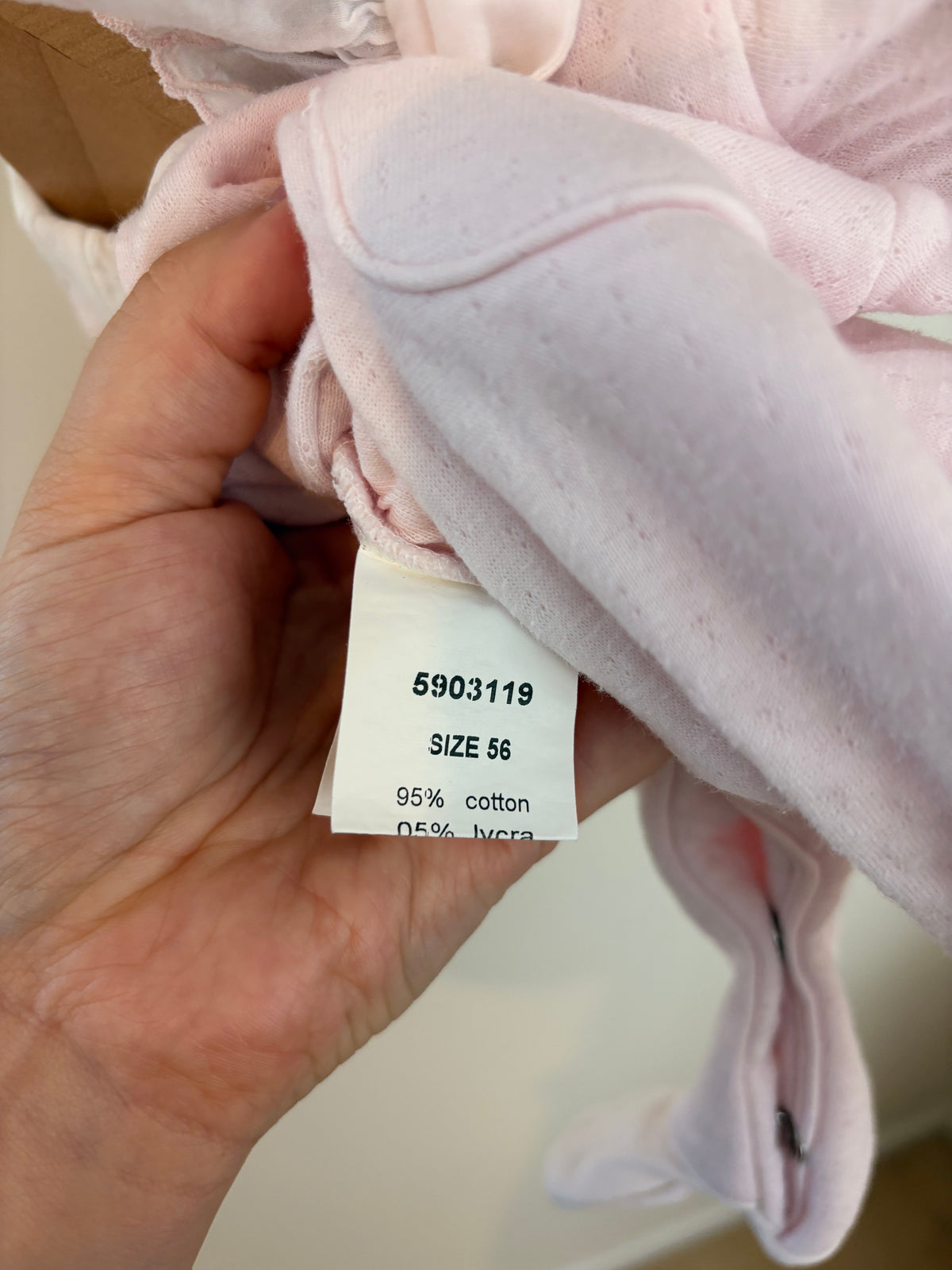 First - roze boxpakje - 56