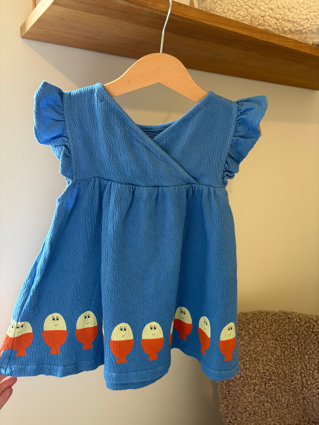 Bobo Choses - blauw kleedje - 80