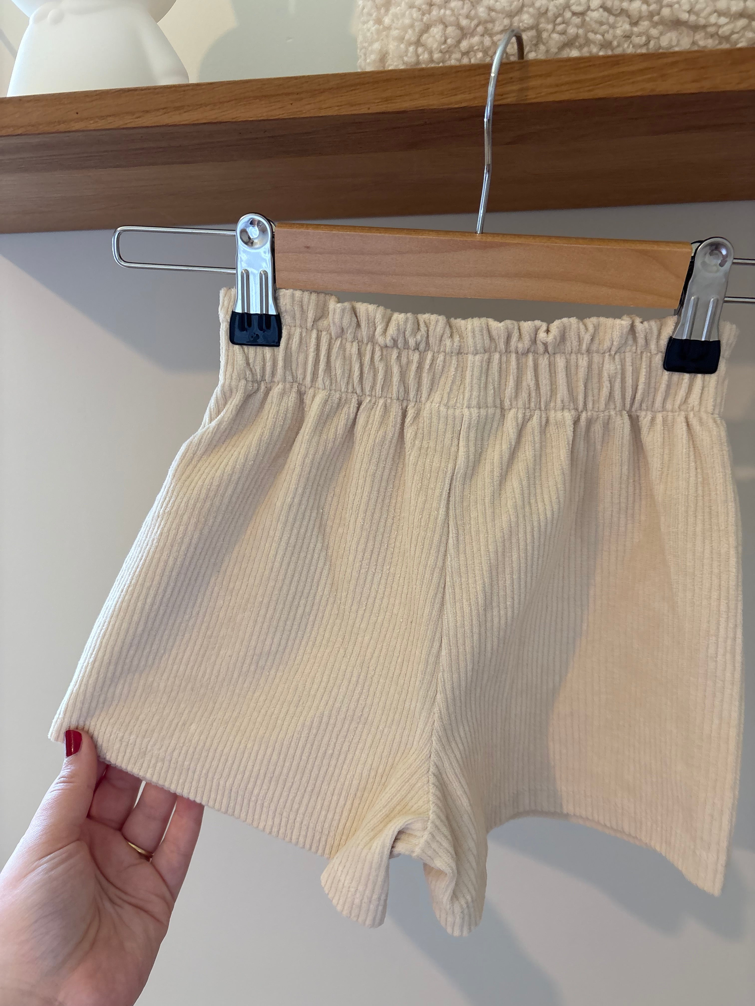 Mini Birba - Corduroy shortje - 2Y