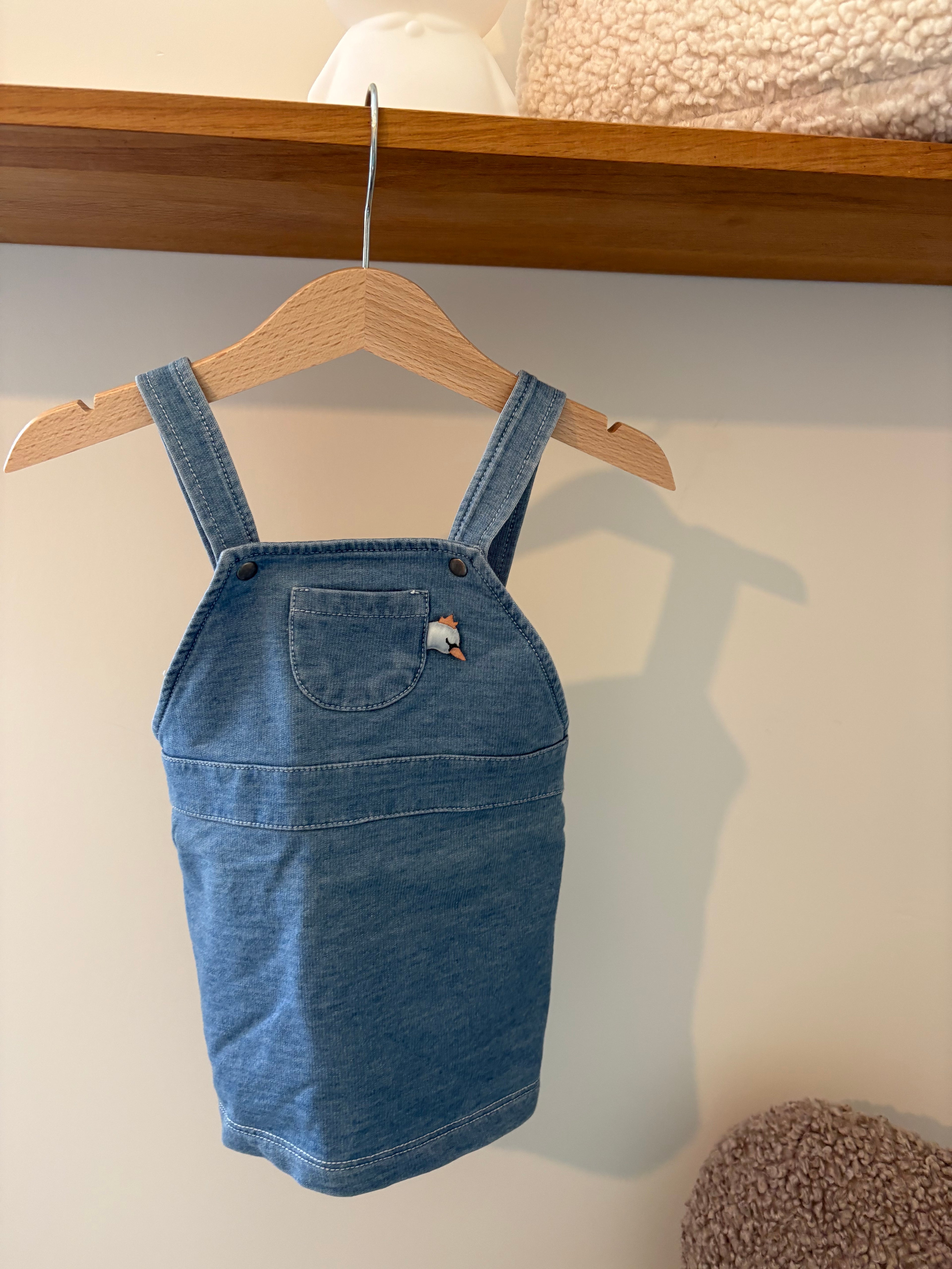Zero2Three - denim jurkje - 62