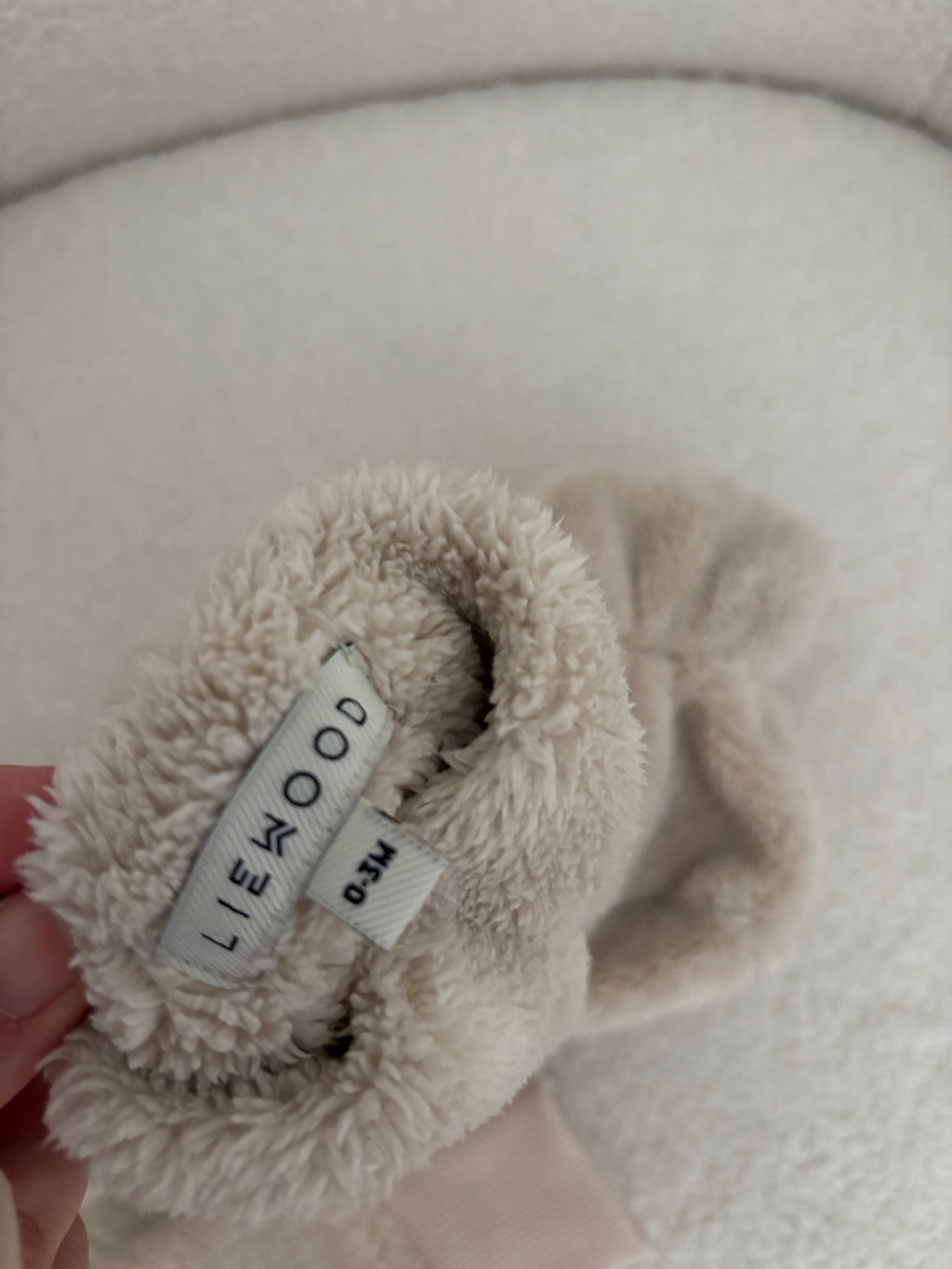 Liewood - fluffy set met wantjes en slofjes - 0/3M