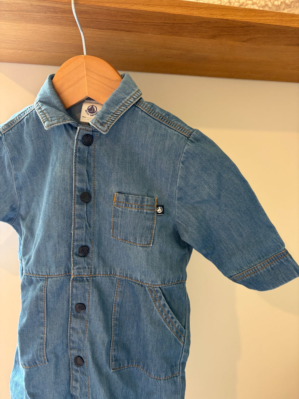 Petit Bateau - jeanspakje - 6M