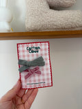 Cotton Cloud - strikjes roze/groen
