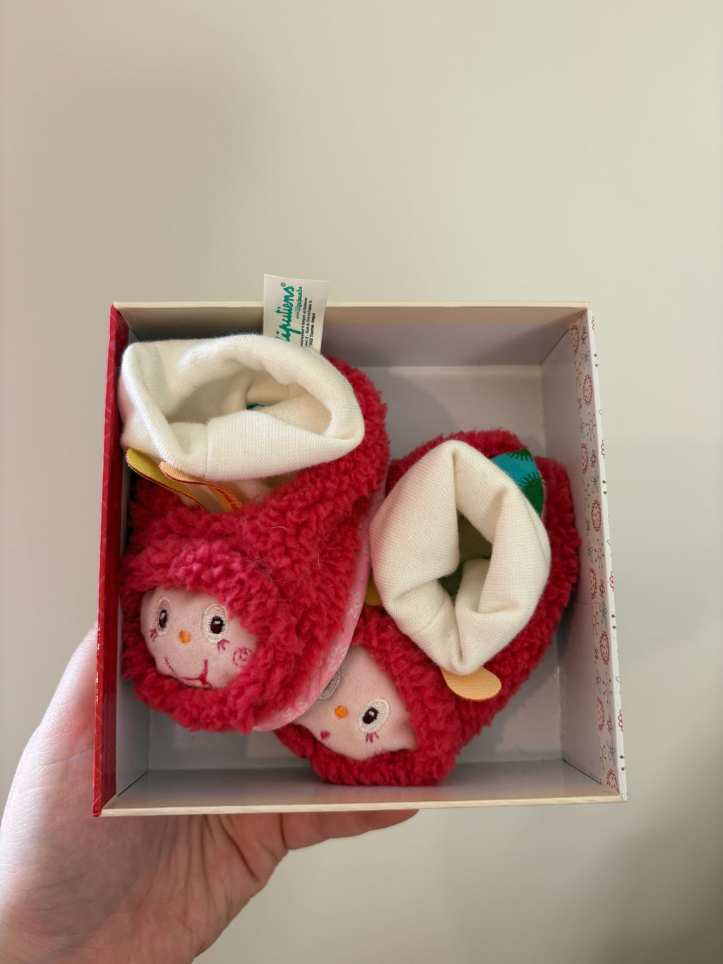 Lilliputiens - pantoffels roze - 0/6M