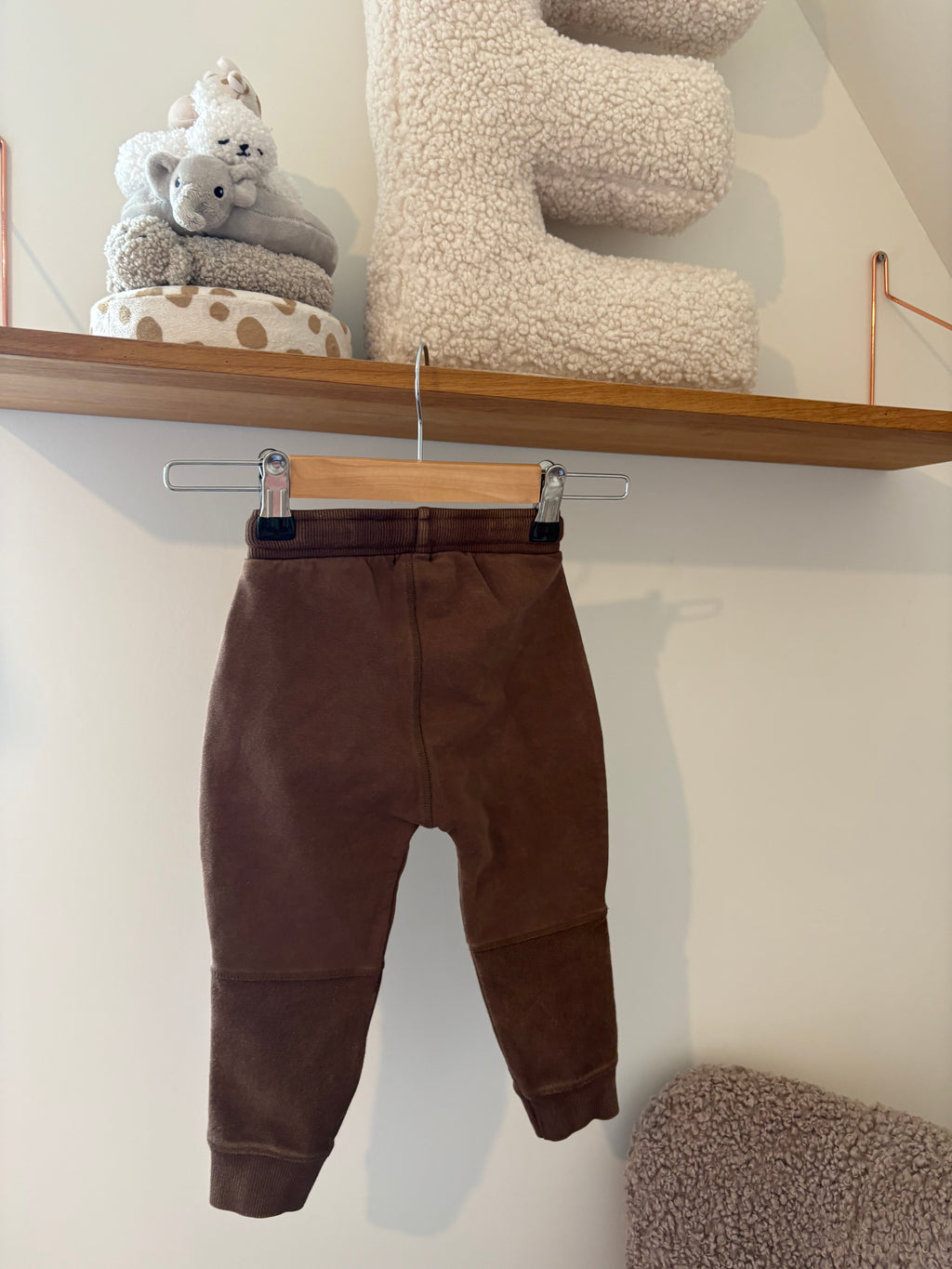 Noppies - bruin broekje - 12M