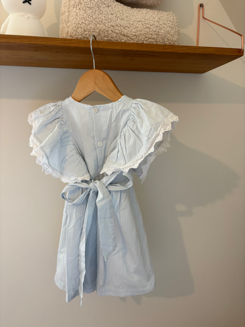 La Olivia - blauw jurkje - 3Y
