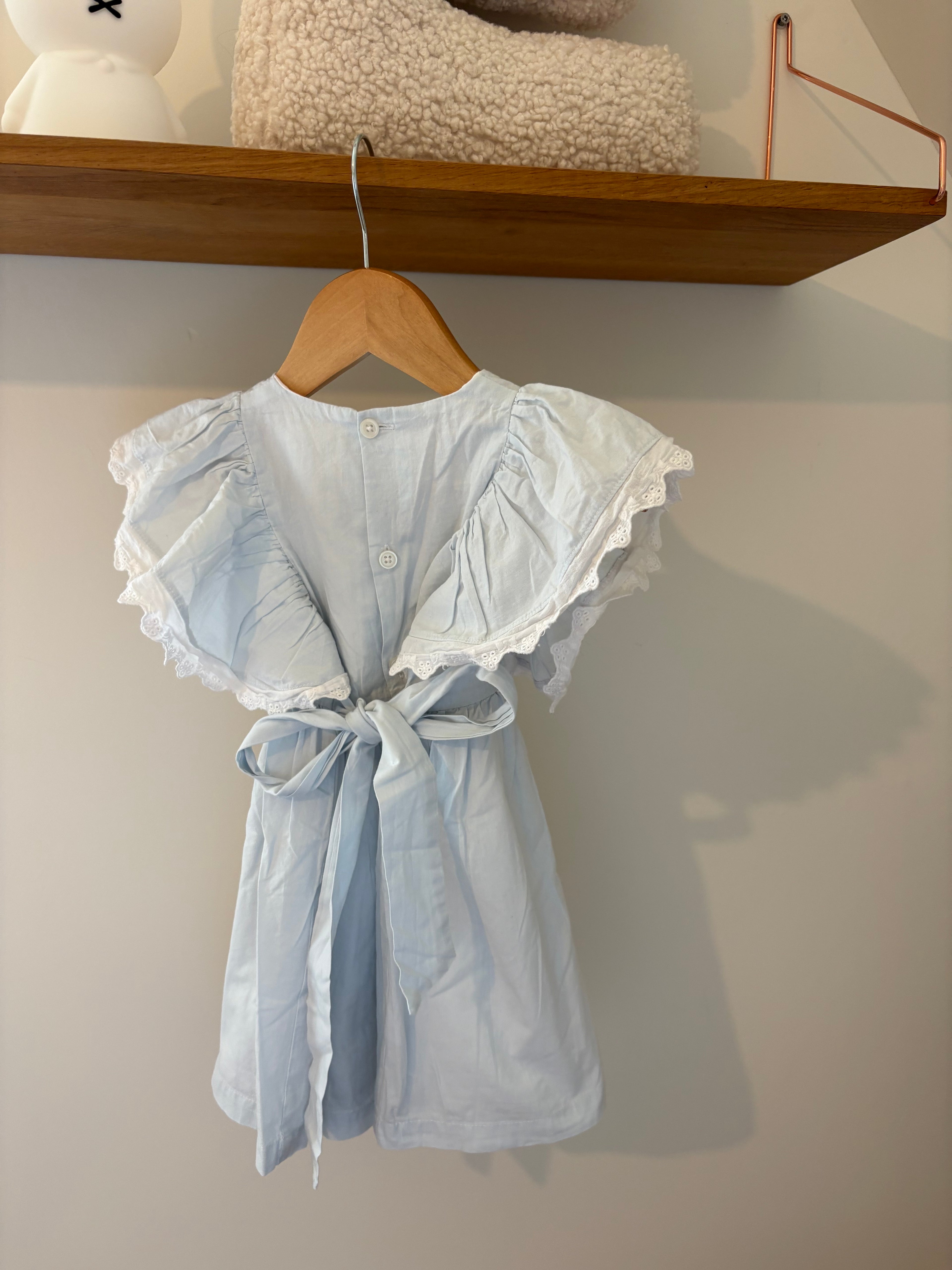 La Olivia - blauw jurkje - 3Y
