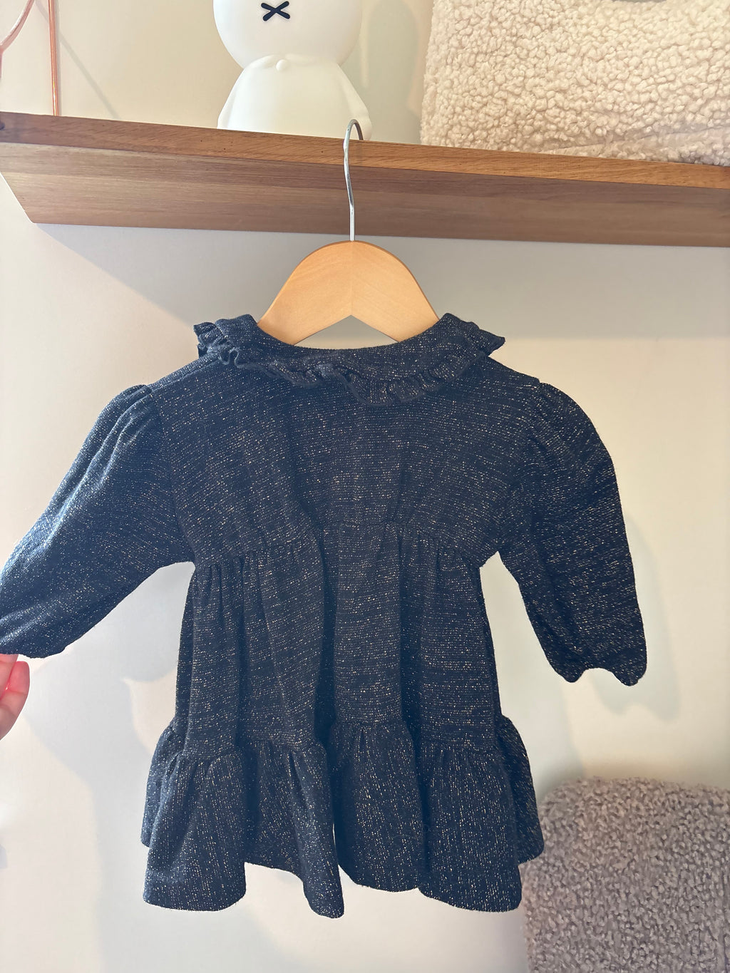 Tacoto Vintage - glitterjurkje - 12M