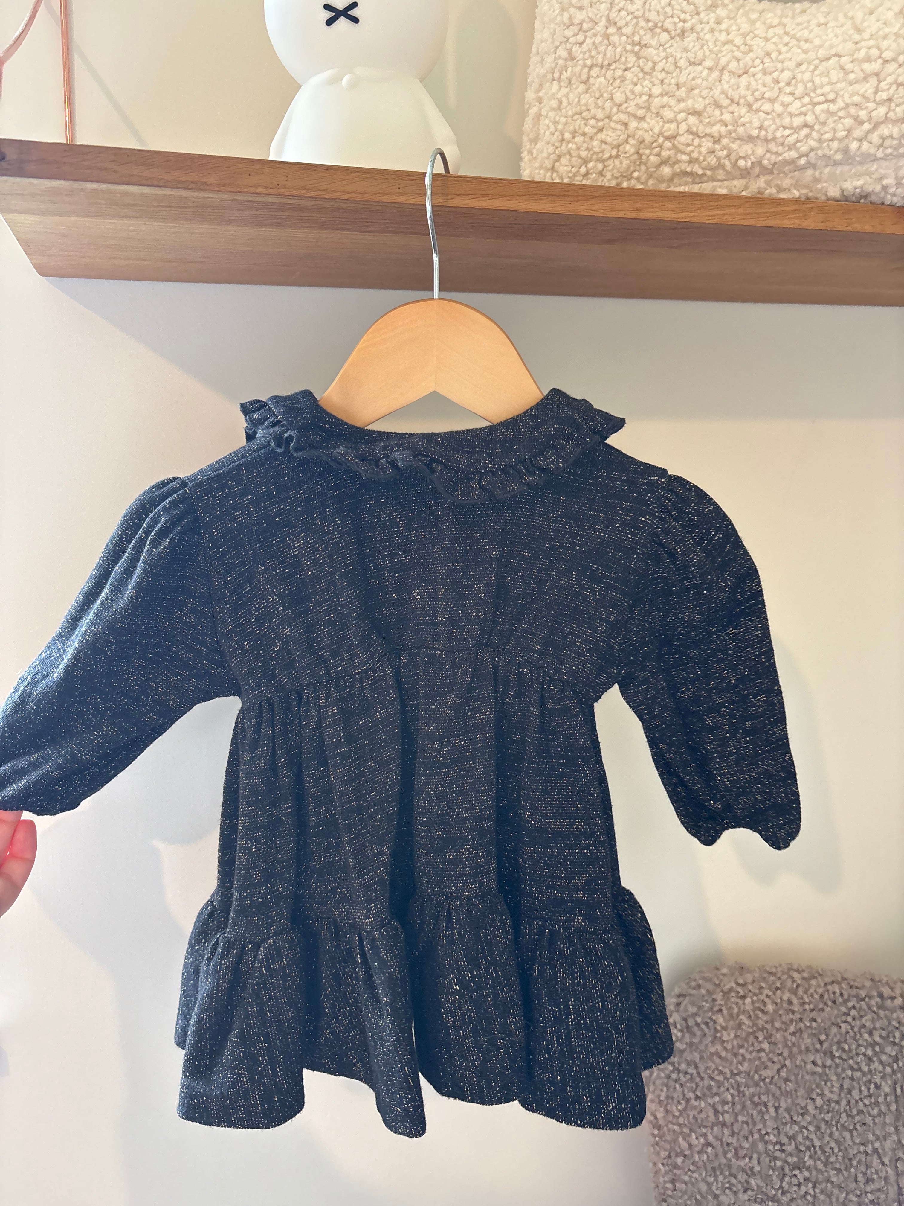 Tacoto Vintage - glitterjurkje - 12M
