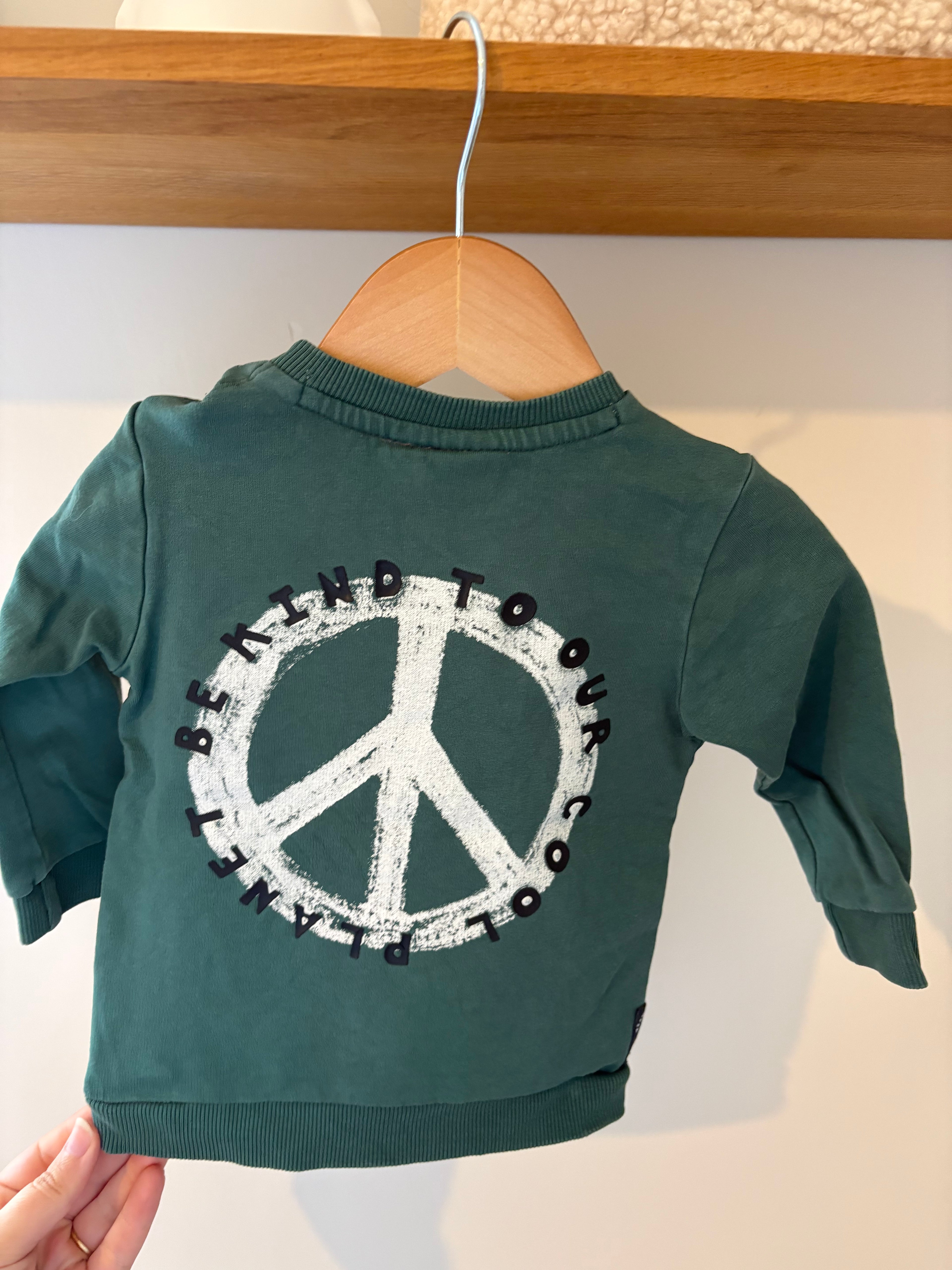 Feetje - groen truitje - 74