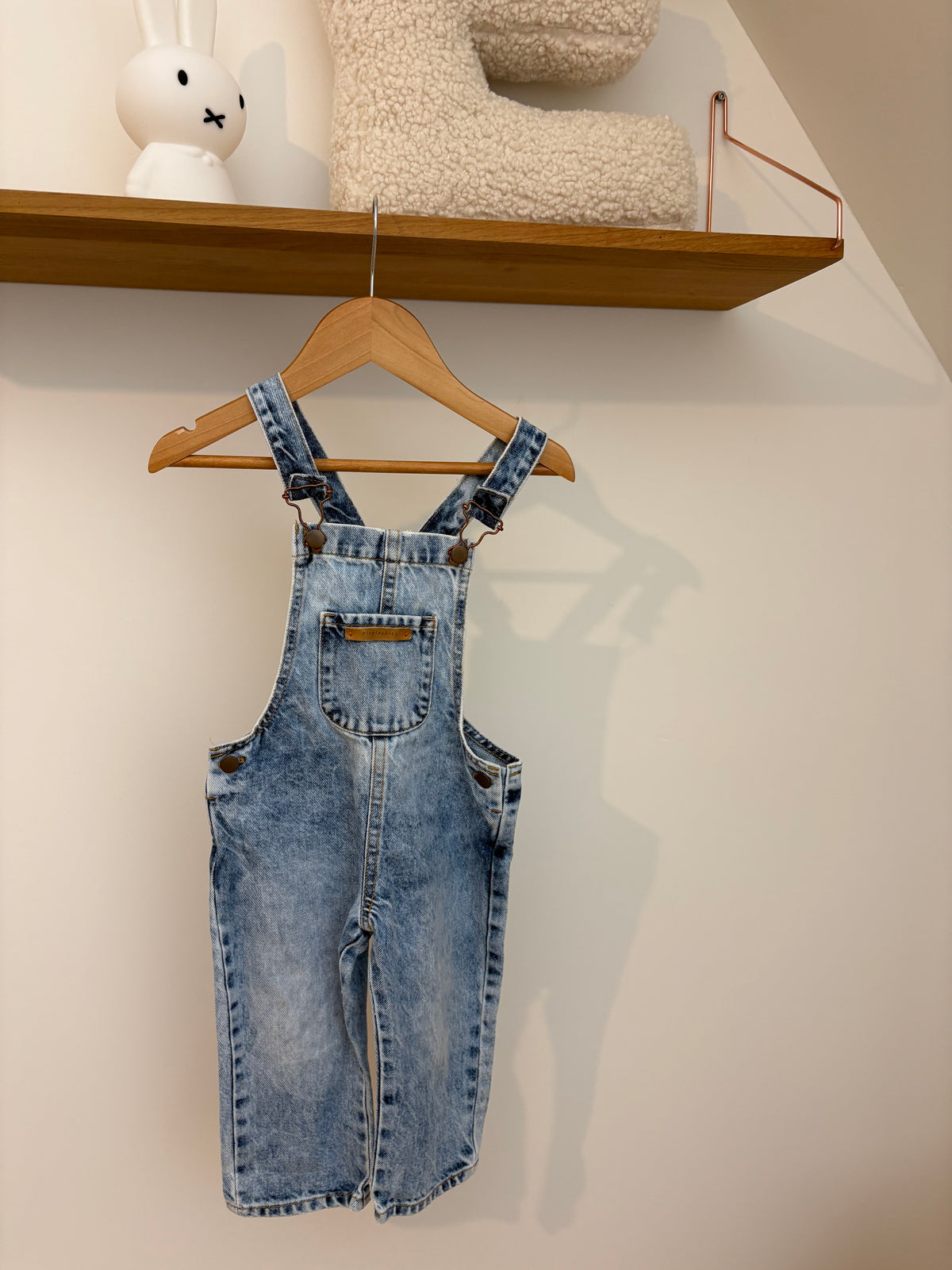 Piupiuchick - denim salopette - 18M