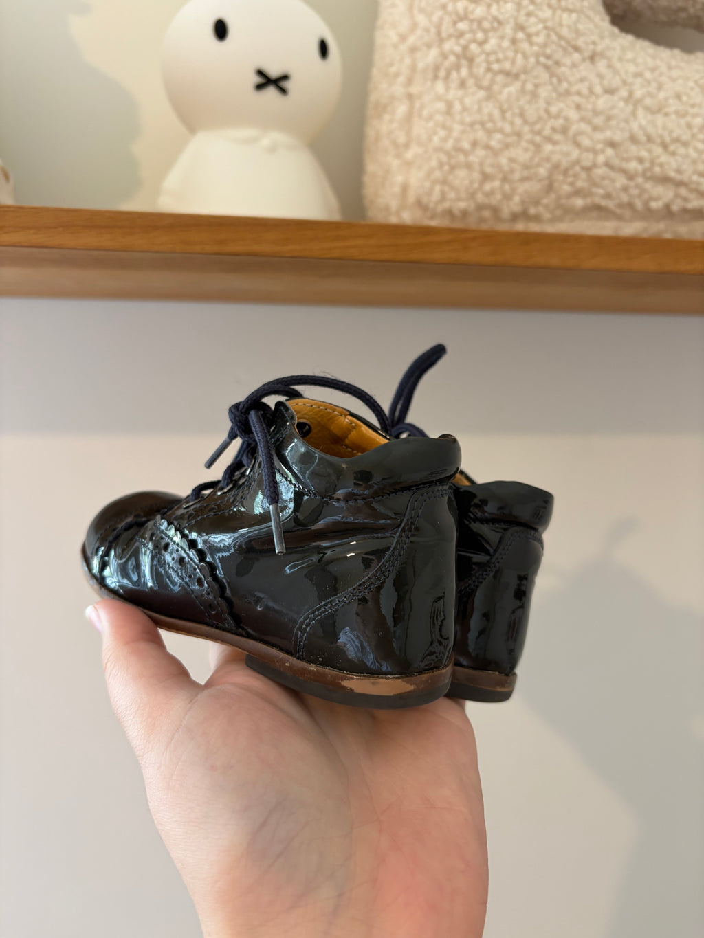 Zecchino d'Oro - blauwe laqué schoentjes - 22