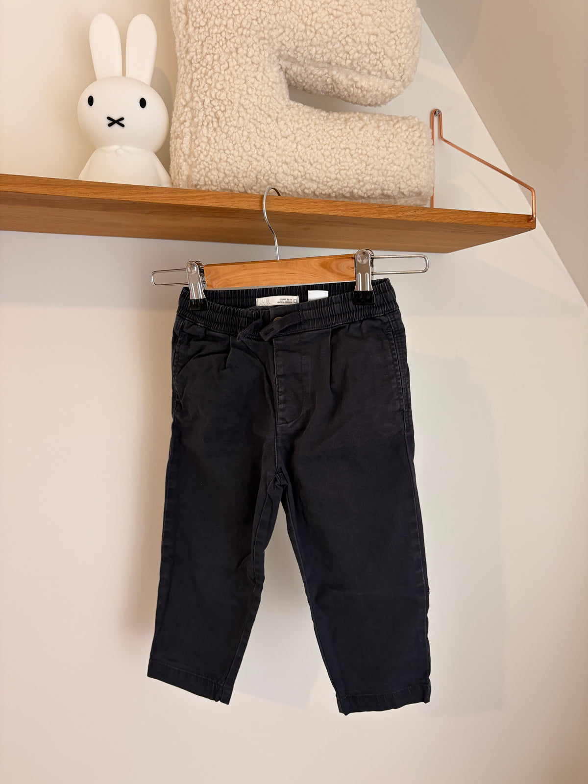 Zara - blauwe cargobroek - 92