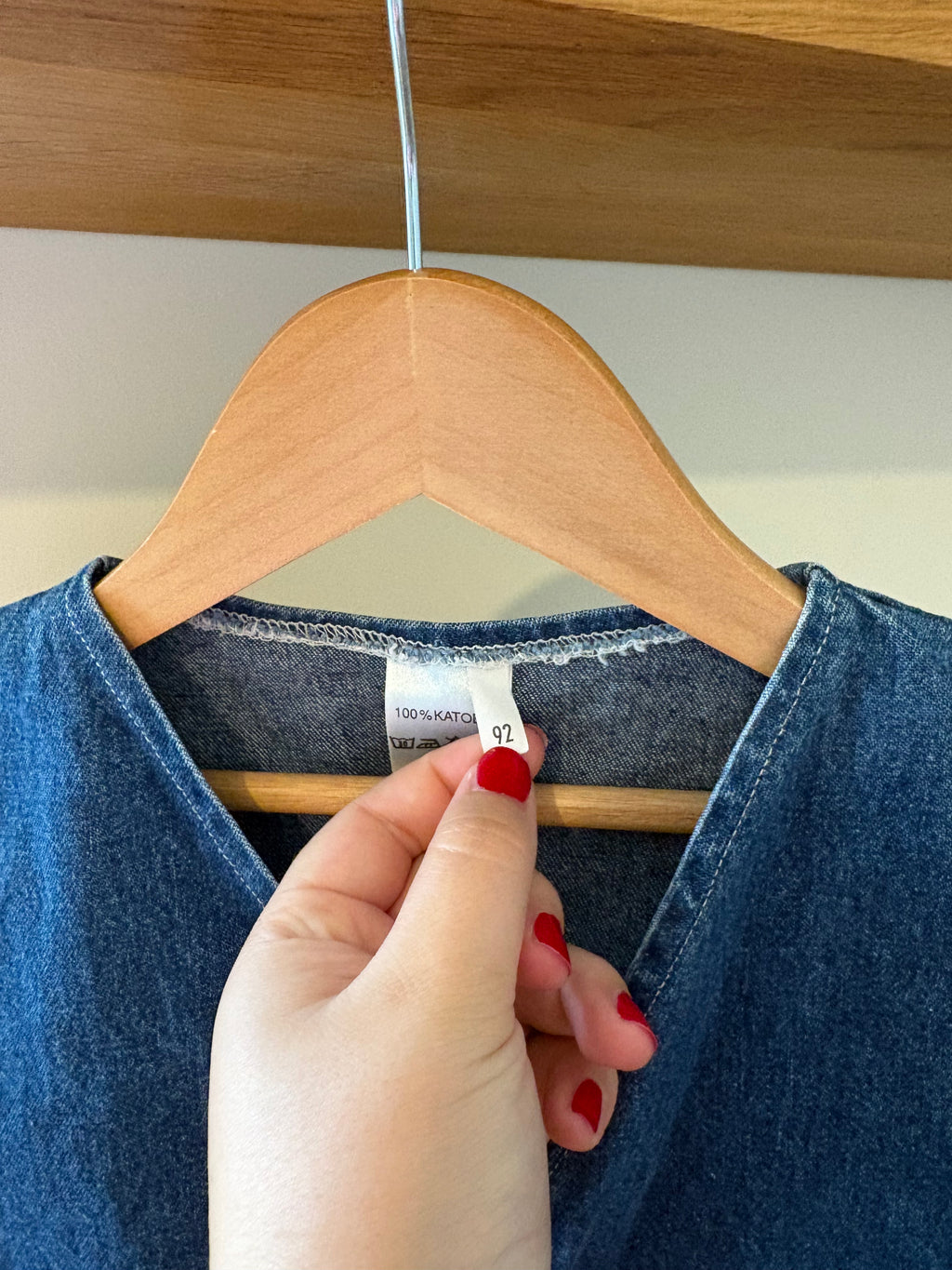 Hey Lucie - denim jeans vestje - 92