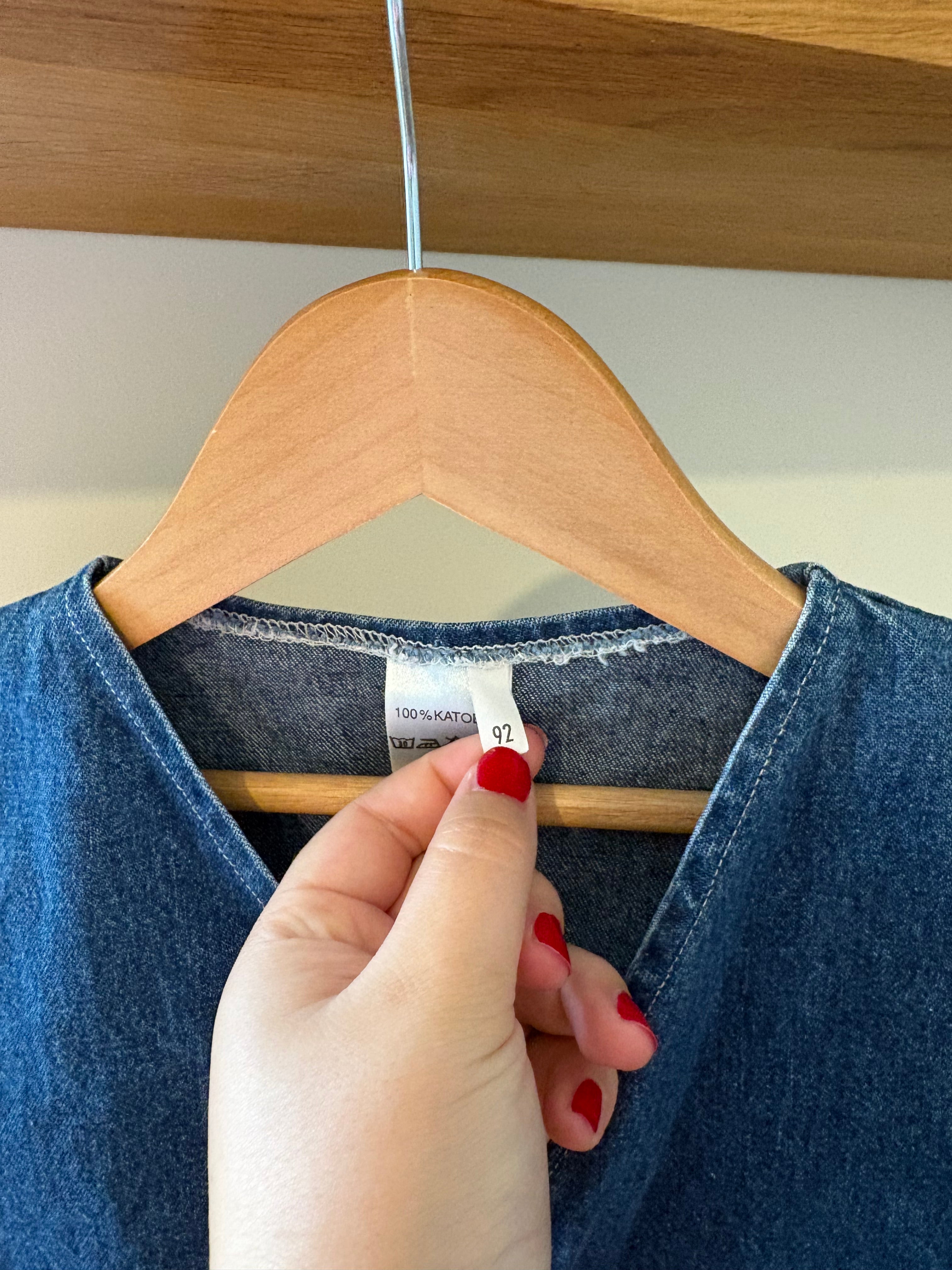 Hey Lucie - denim jeans vestje - 92