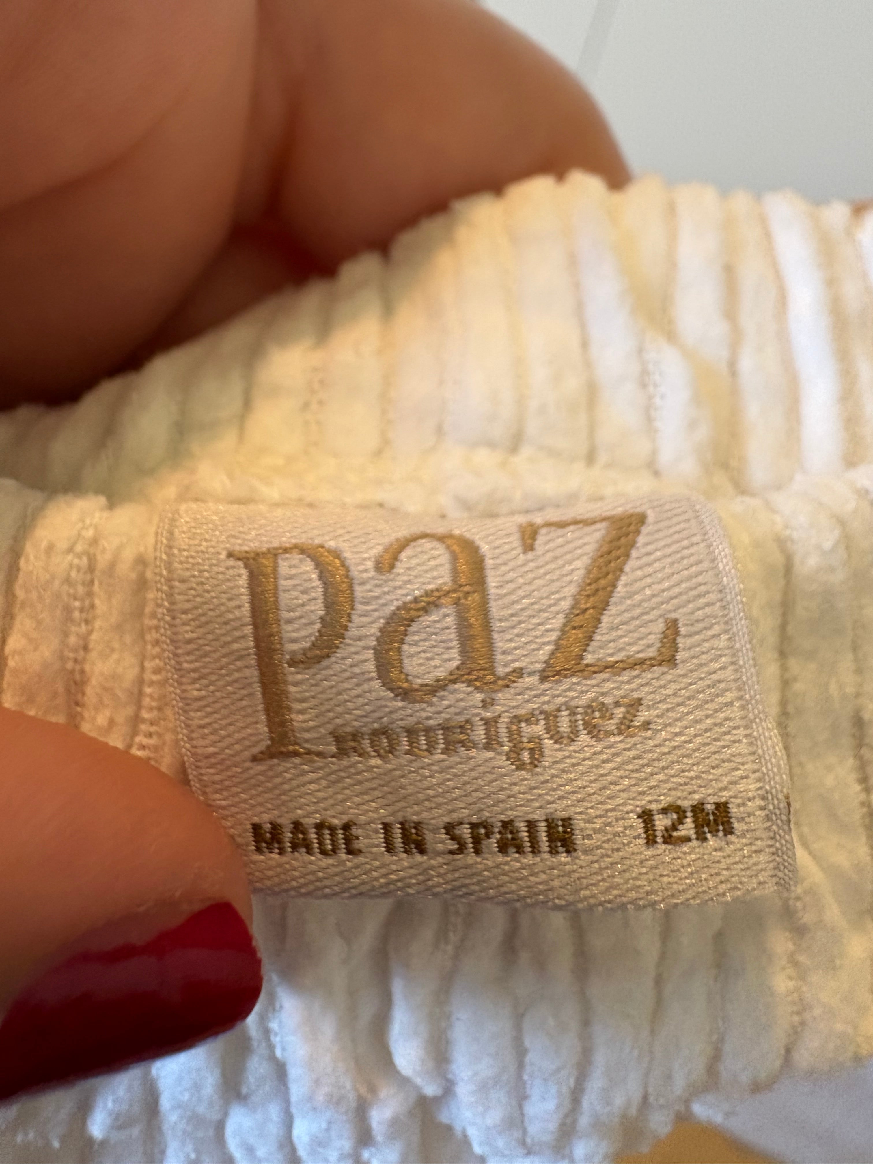 Paz - wit broekje - 12M
