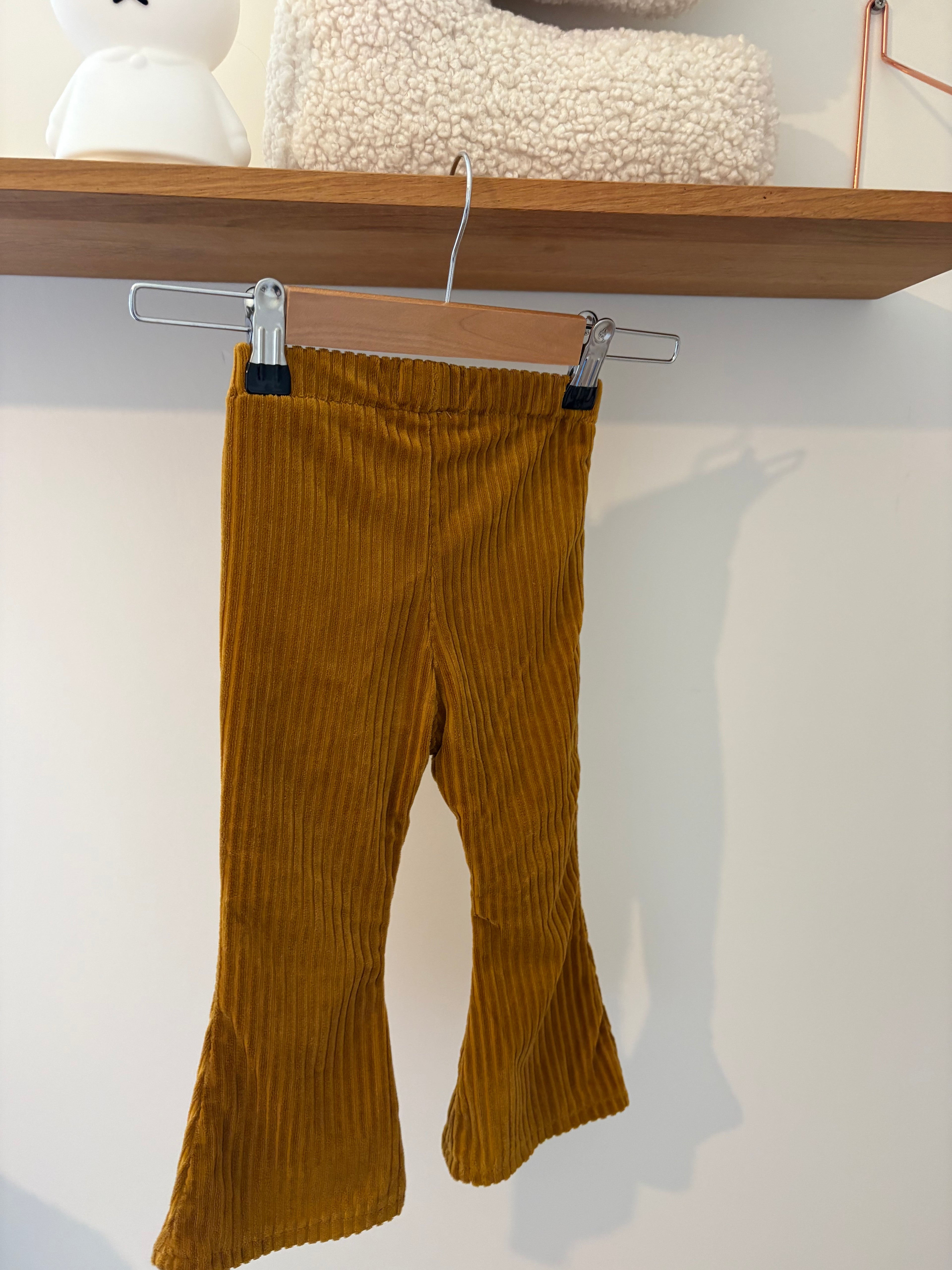 Mini Midi - ribfluwelen broek - 92