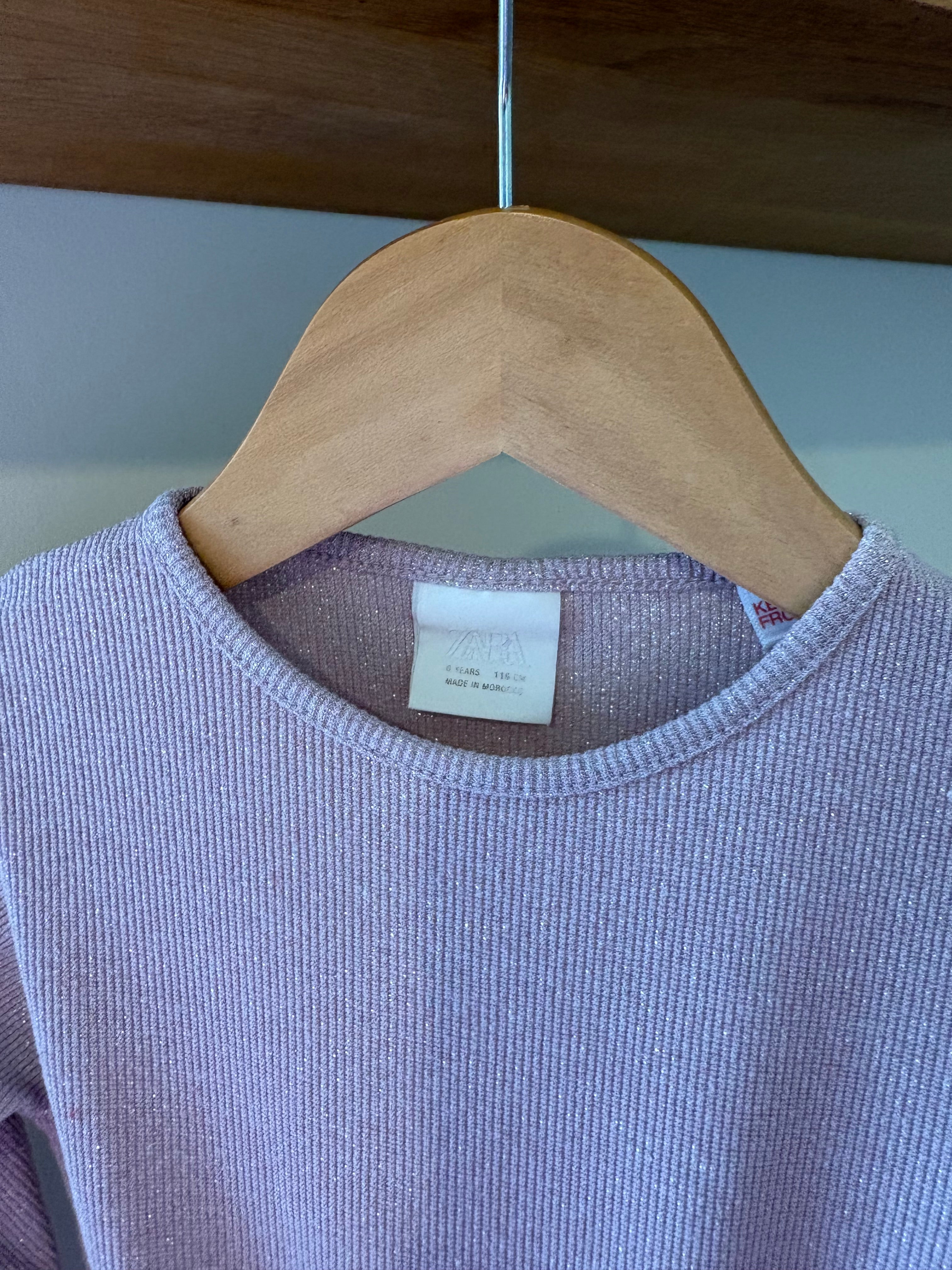 Zara - topje lange mouwen - 116