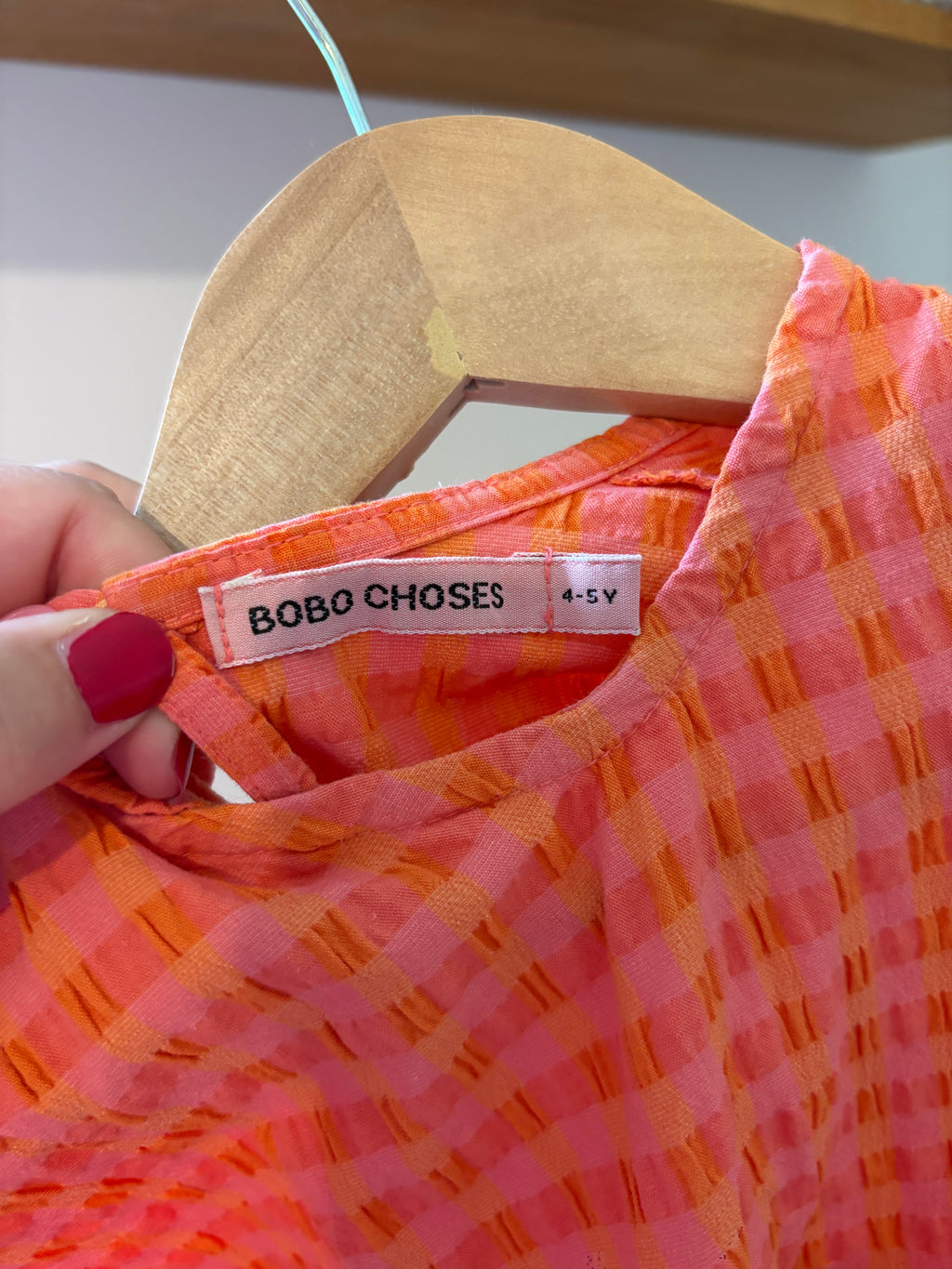 Bobo Choses - oranje jurkje - 4/5Y