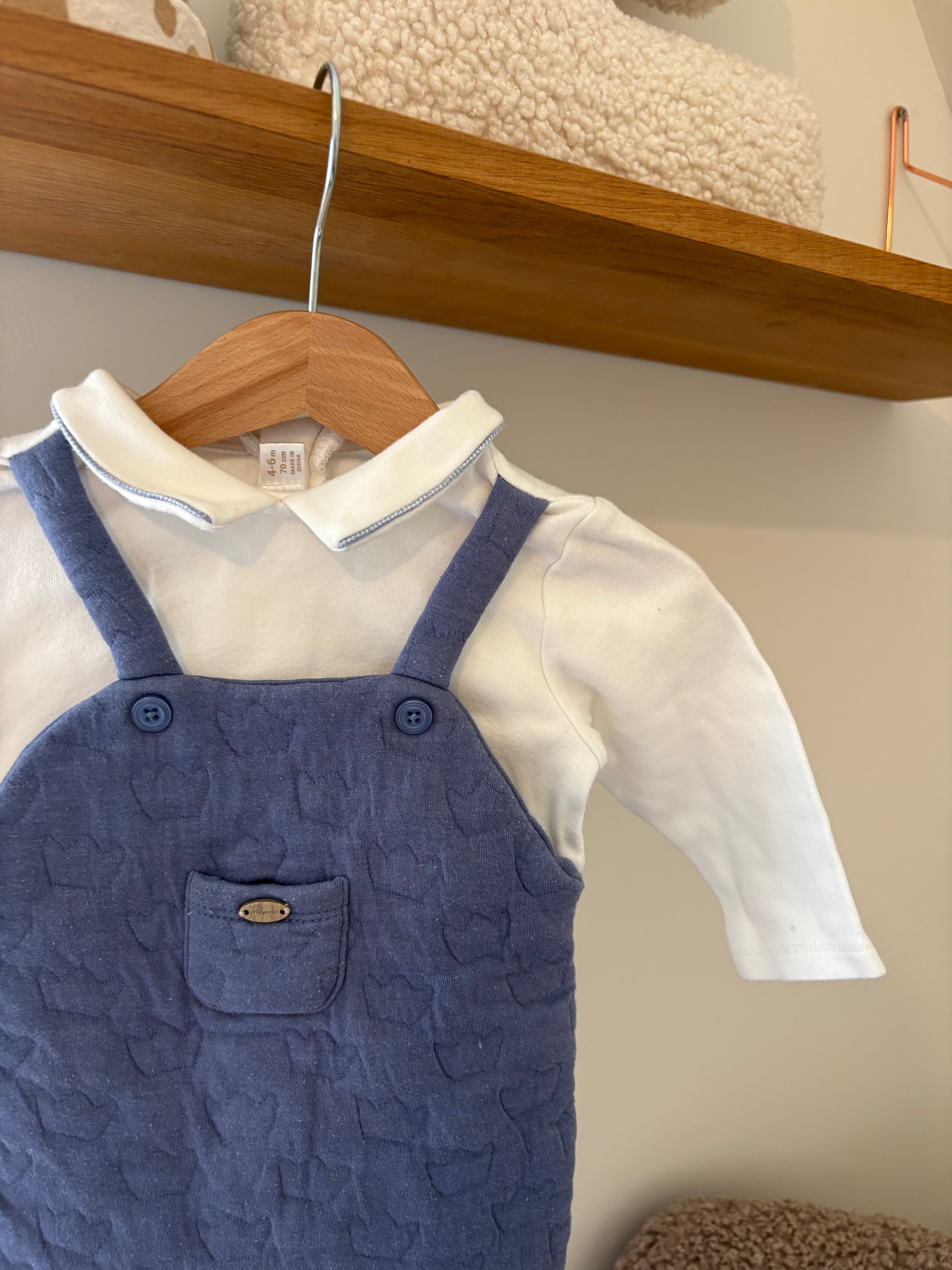 Mayoral - blauw boxpakje - 6M