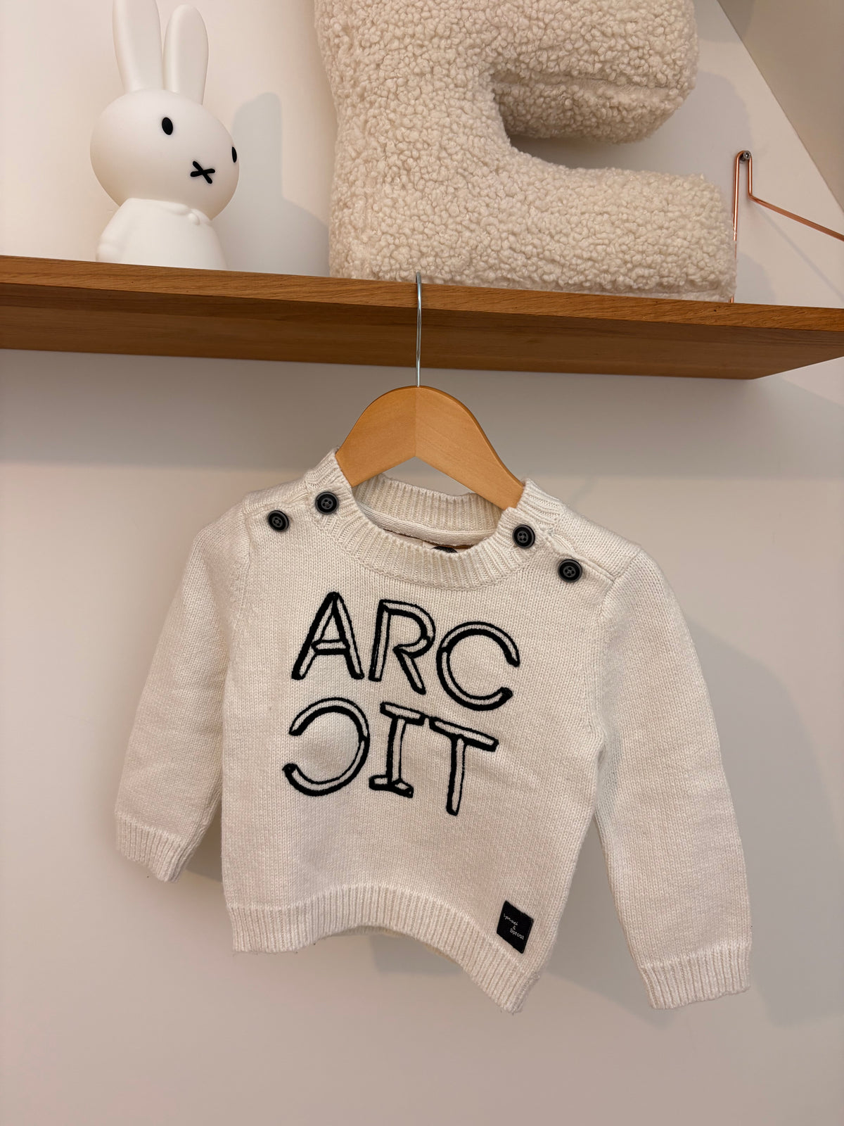 Sproet & Sprout - witte sweater - 86