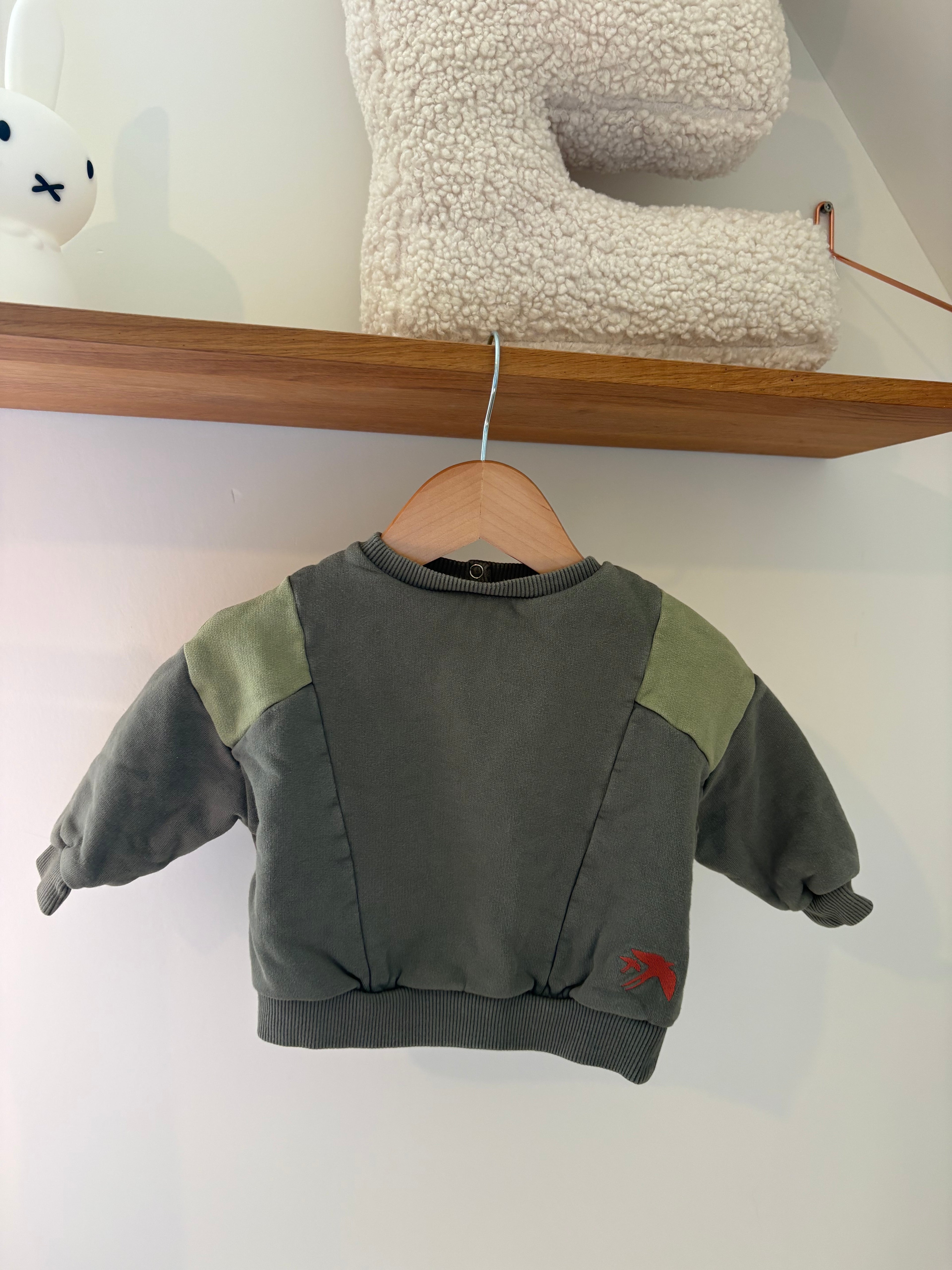 Jenest - groene sweater - 9/12M