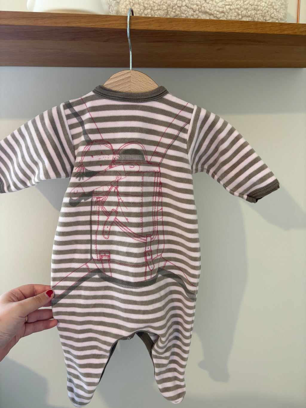 Petit Bateau - flanellen pyjama - 3M