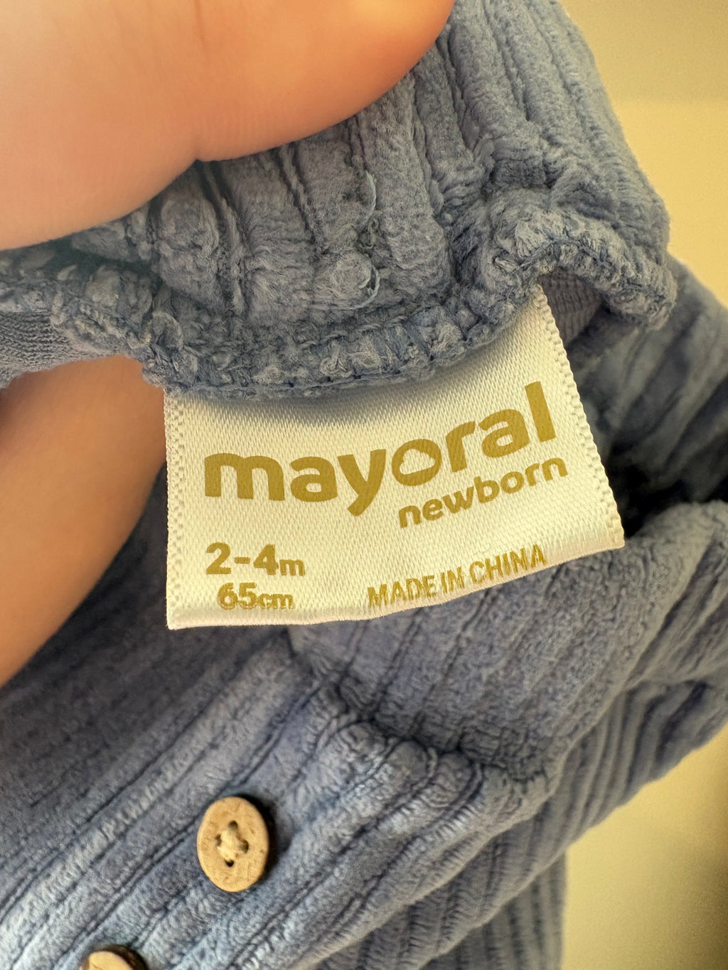 Mayoral - corduroy broekje - 2/4M