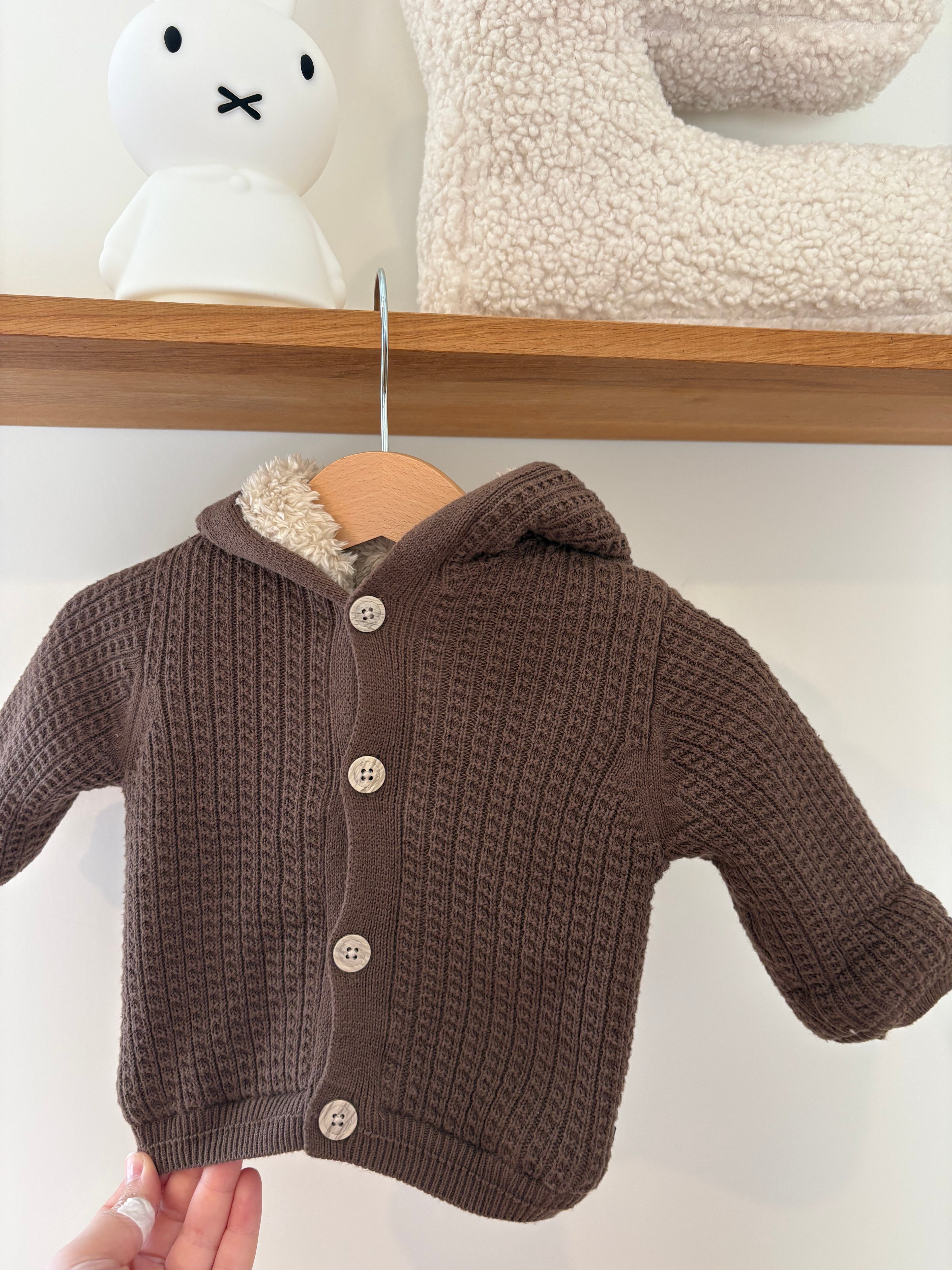 Noppies - fleece truitje knopen - 62