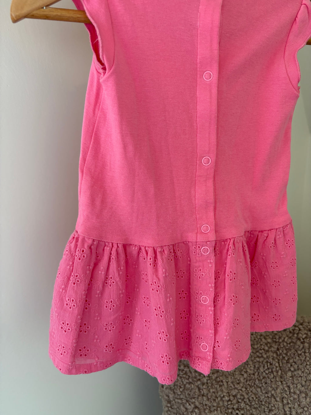 Petit Bateau - roze jurkje - 72