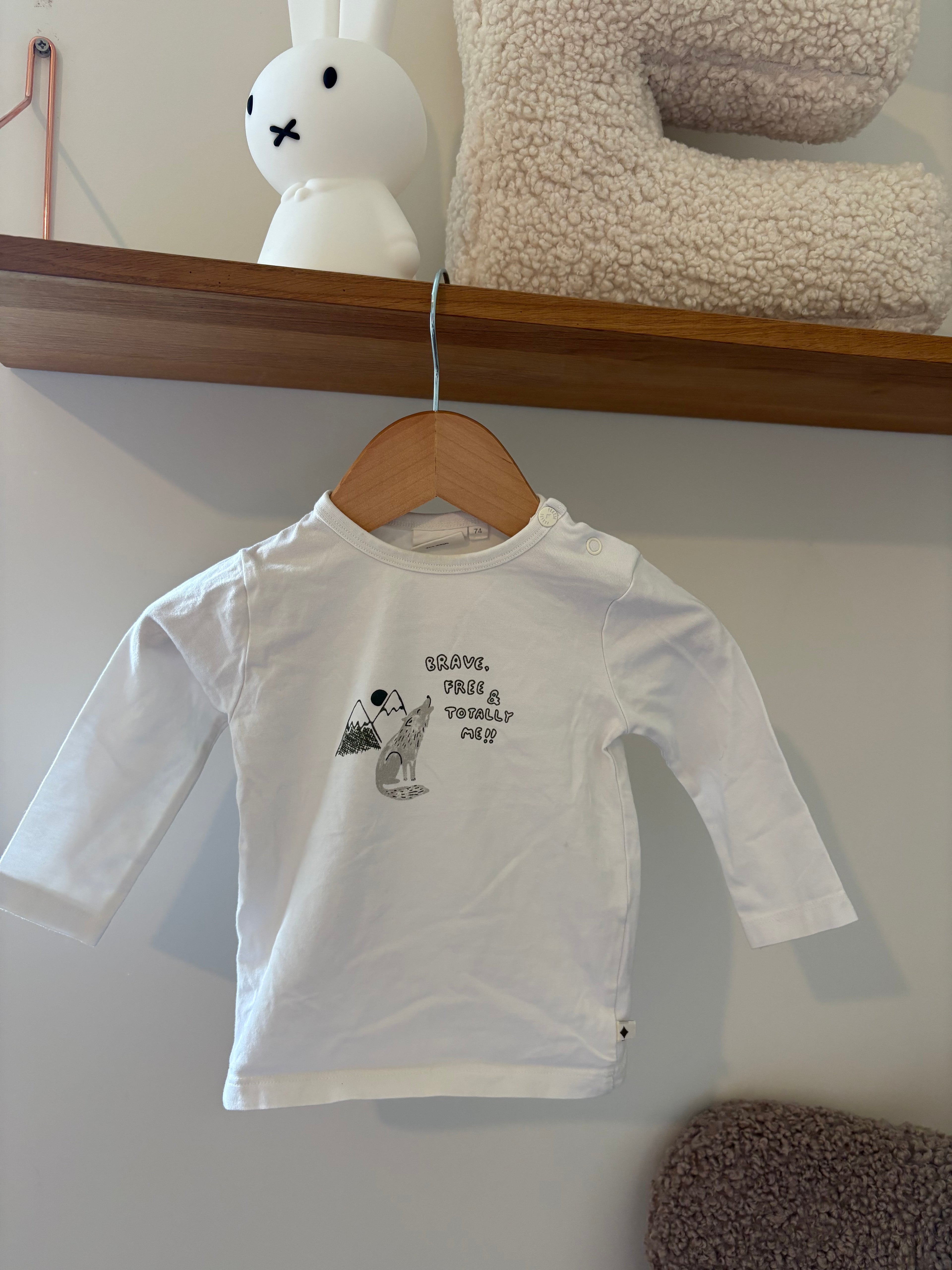 Feetje - tshirt lange mouwen wit- 74