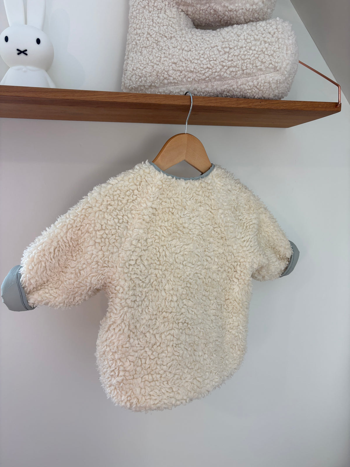 H&M - adorables reversible jasje muntgroen - 86