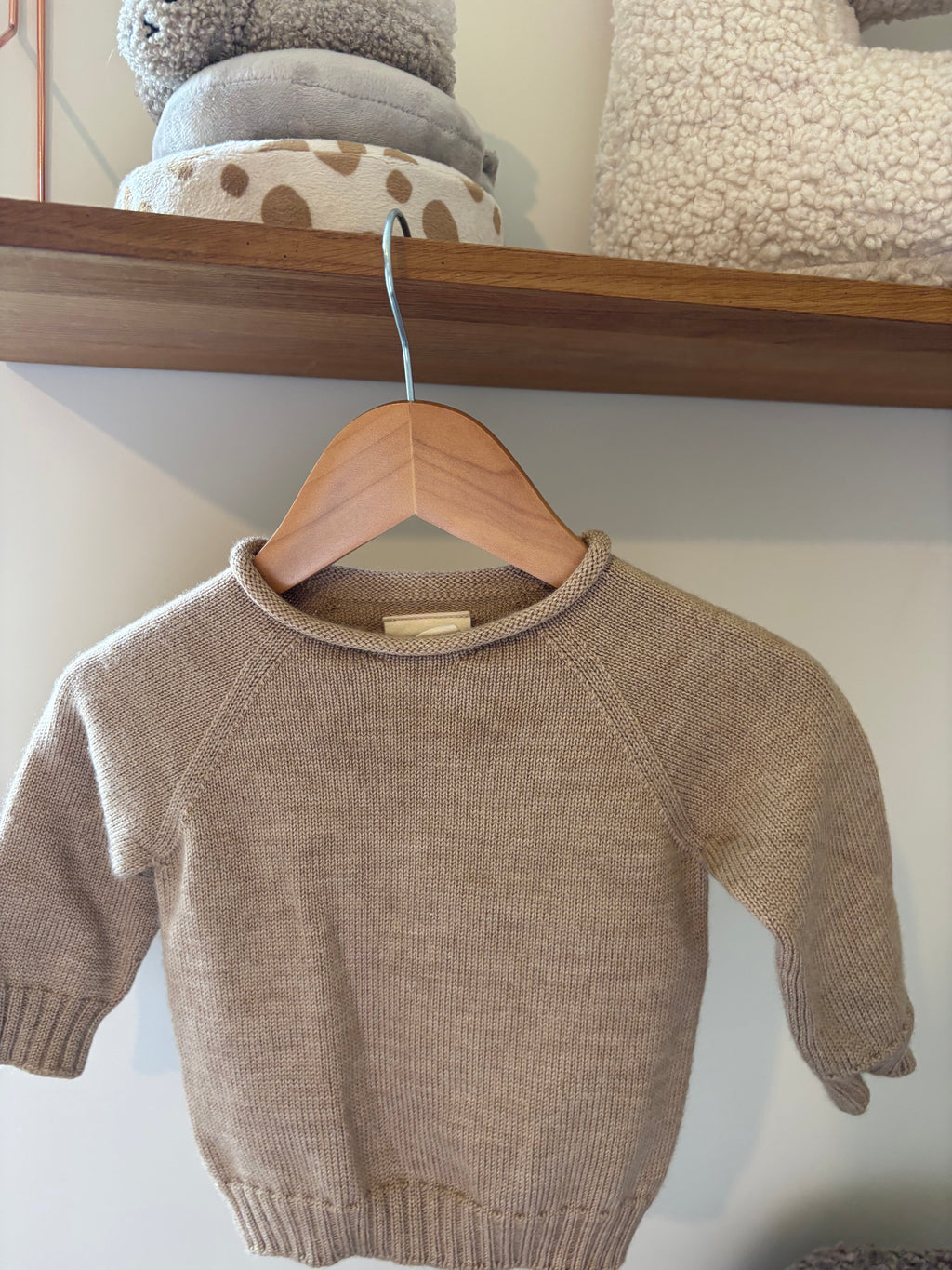 hvid - sweater 3/6M