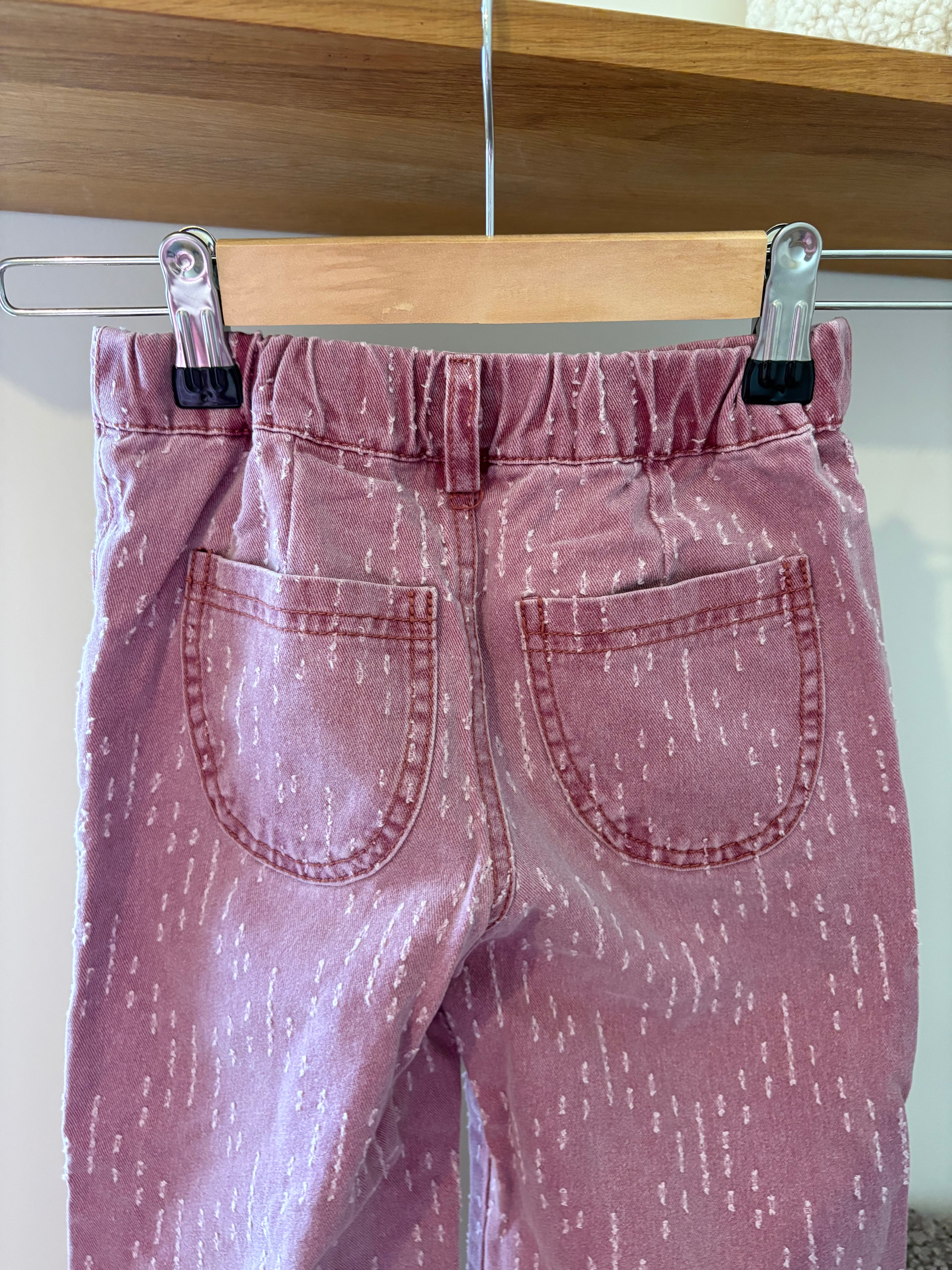 Zara - roze jeans - 5Y
