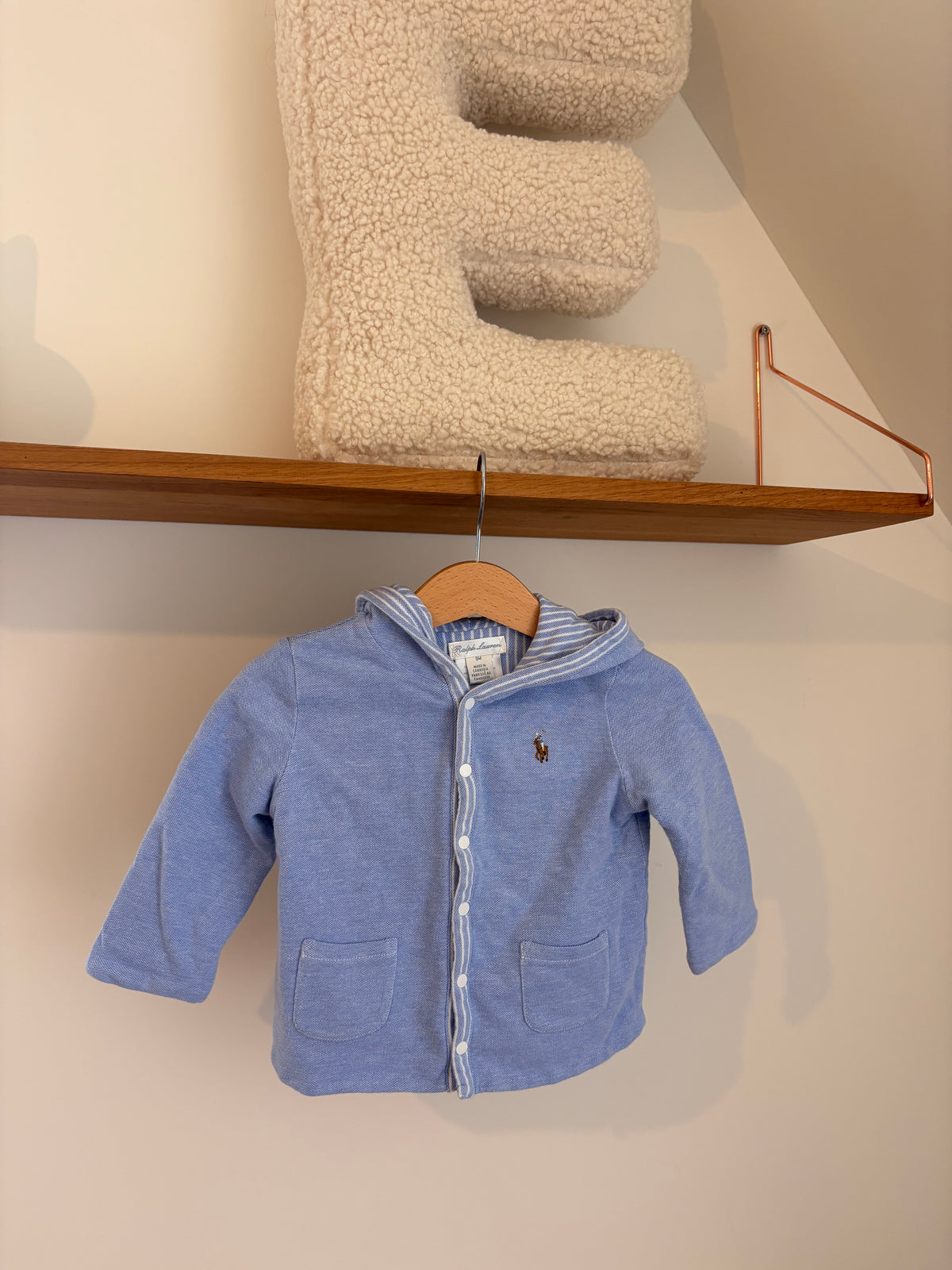 Ralph Lauren - Reversible truitje met drukknoppen - 9M