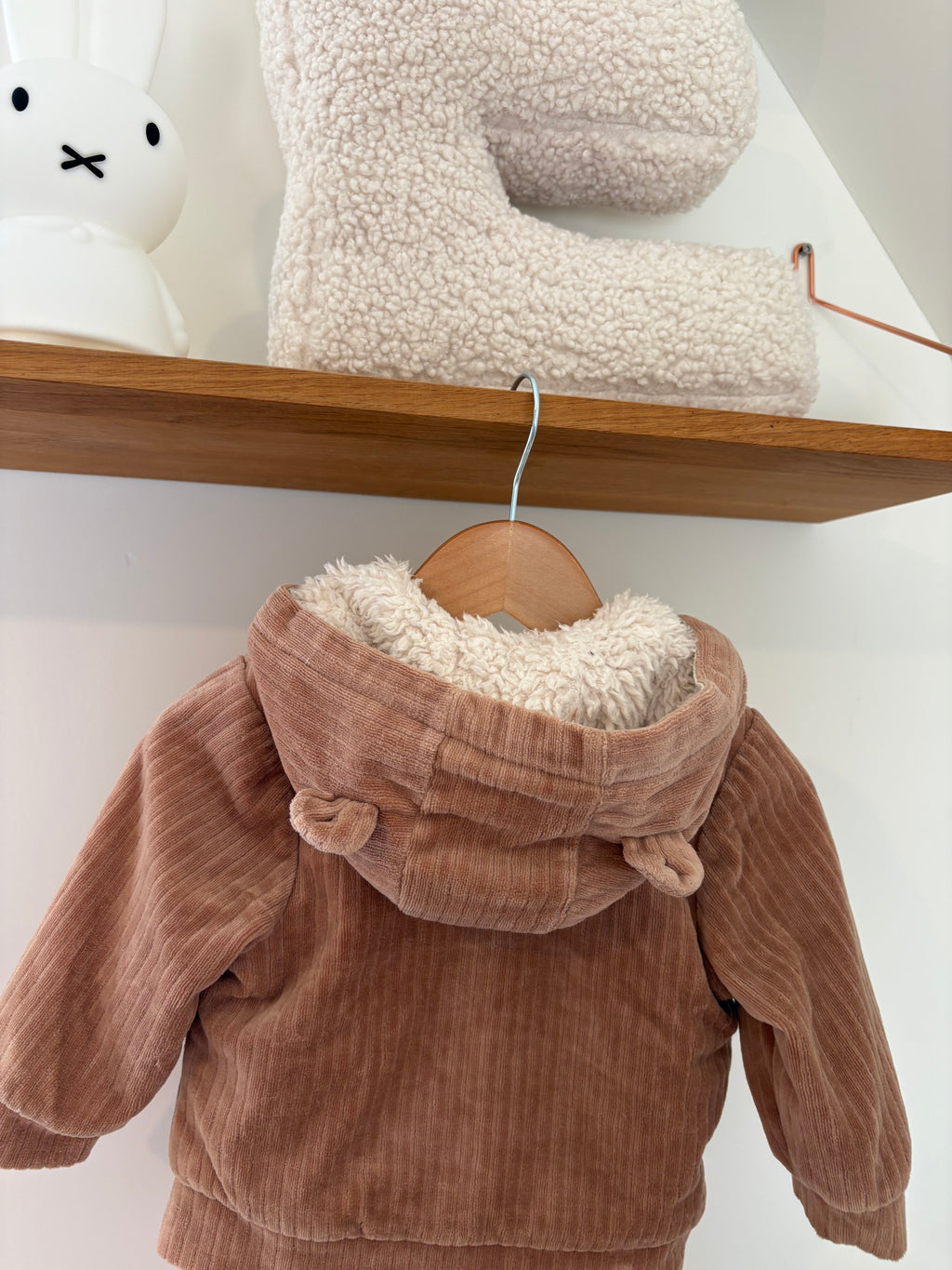 Hema - teddy vestje met fleece - 74