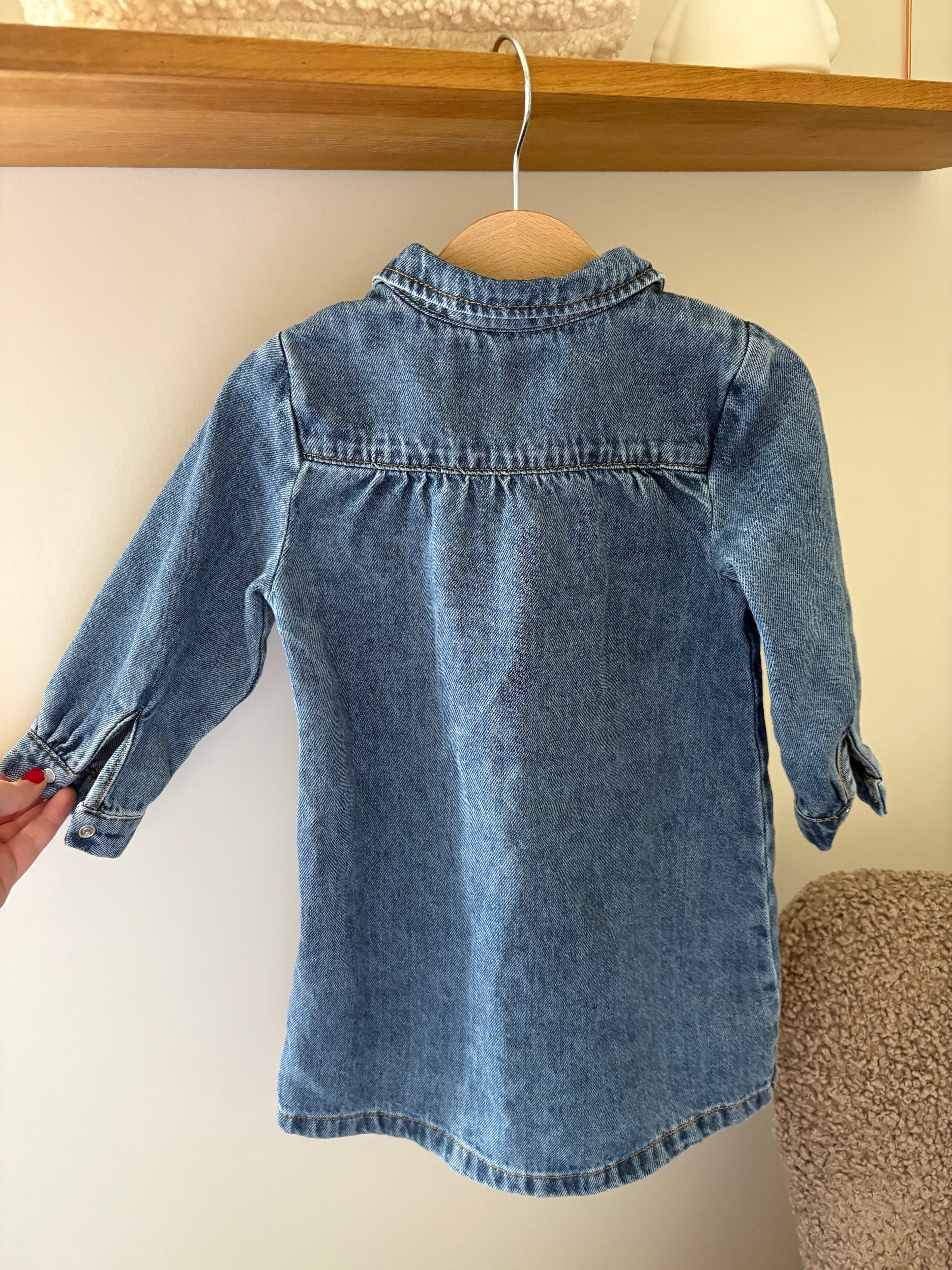 JBC - jeans jurkje - 92