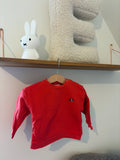 P'tit Filou Trui Rood- 74 P'tit Filou maat 74