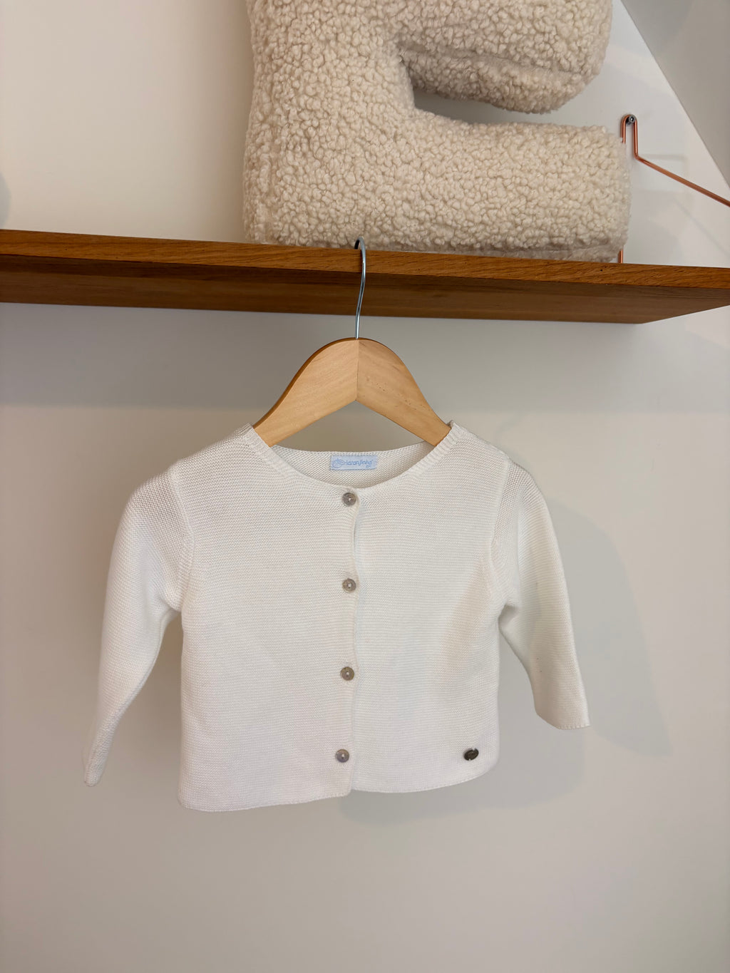 Laranjinha - wit giletje - 6M