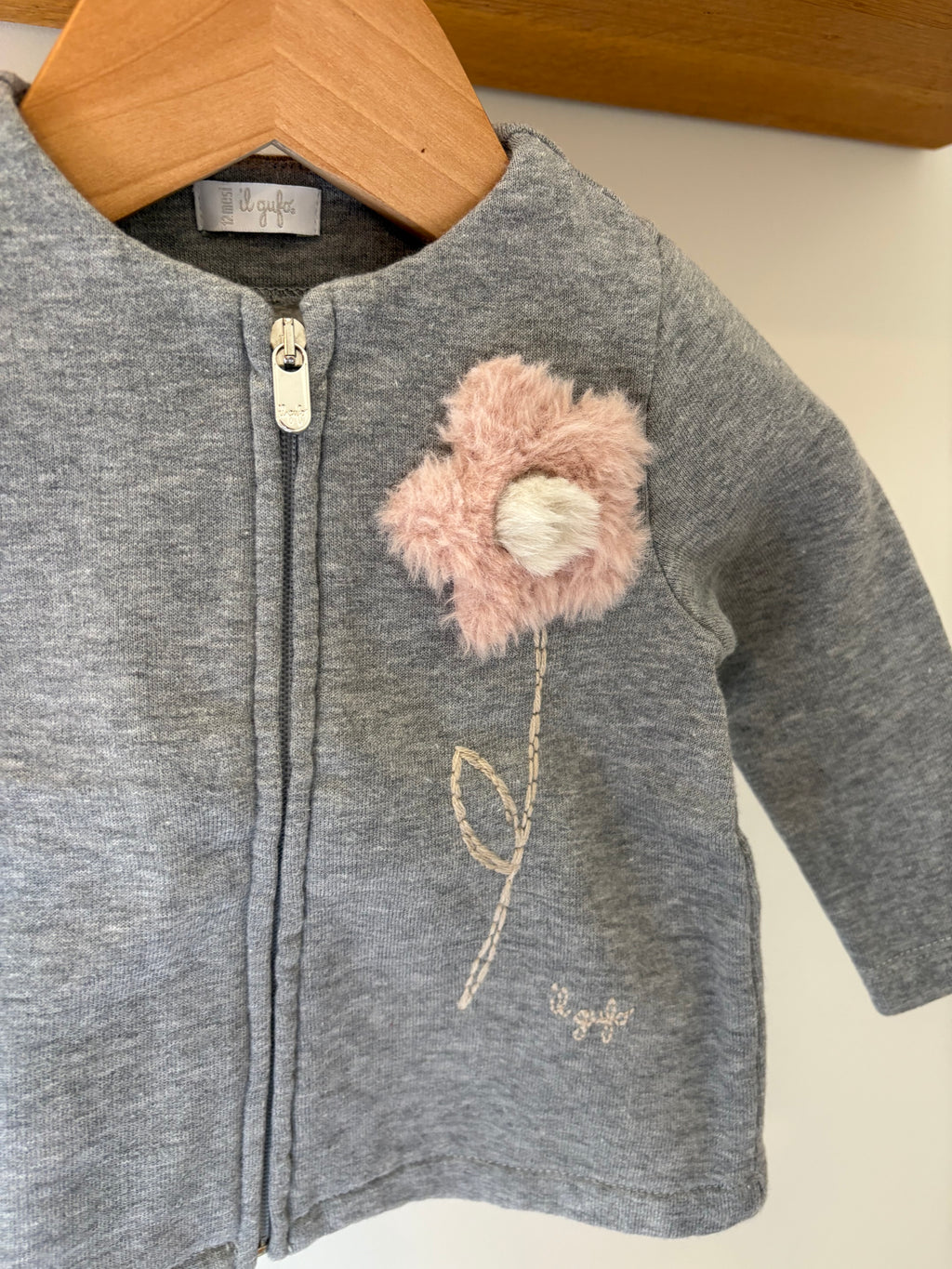 Il Gufo - vest met rits - 12M