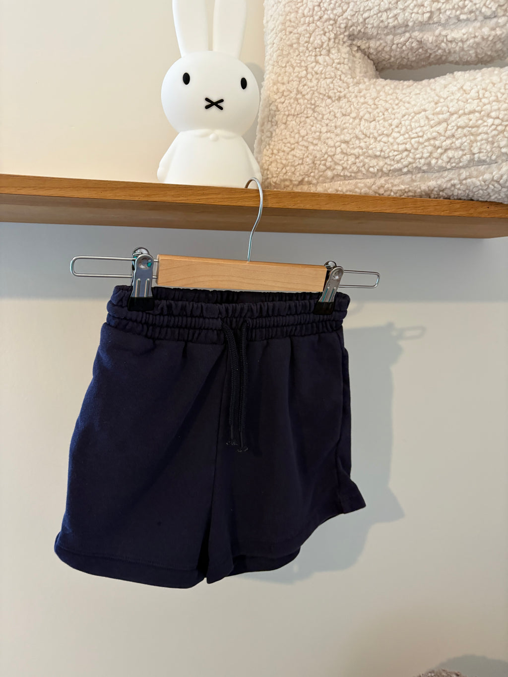 H&M - blauwe short - 7Y